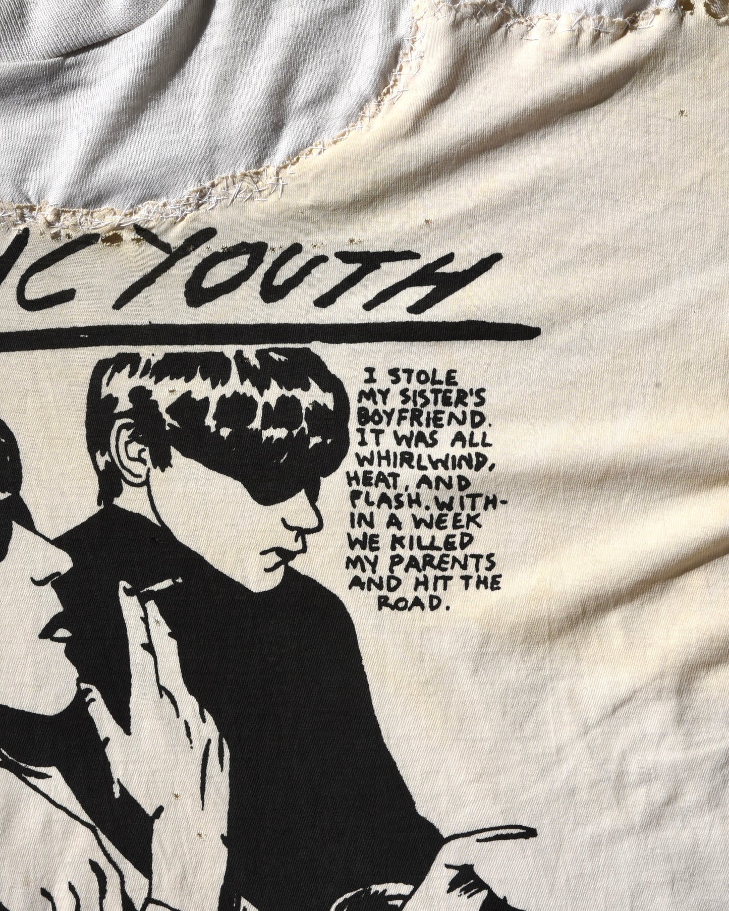 1990s Sonic Youth Thrashed and Repair Goo Tshirt