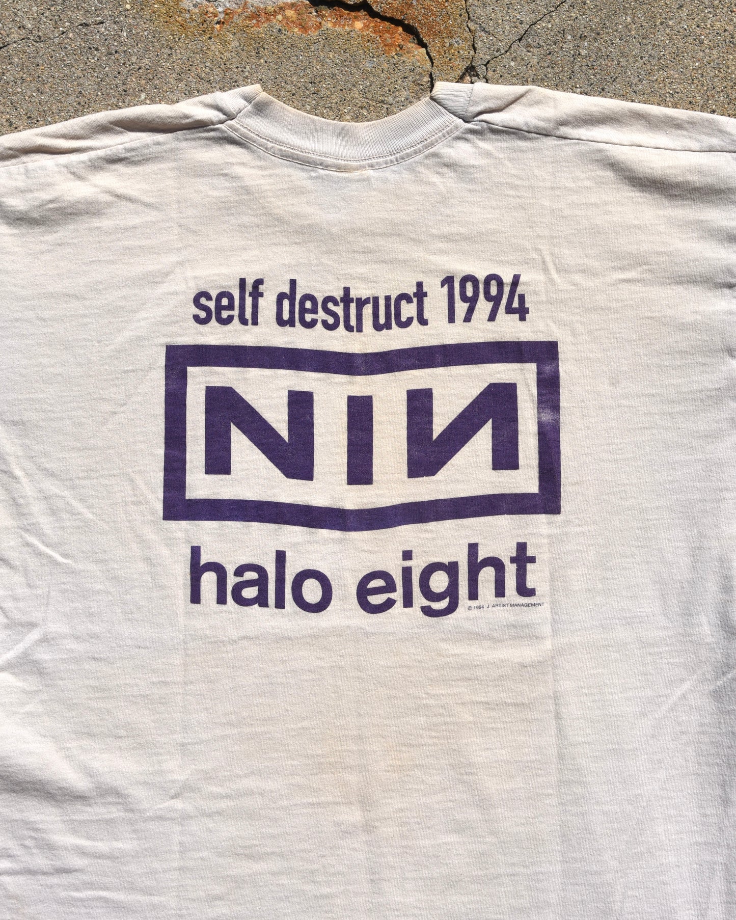 1994 Nine Inch Nails The Downward Spiral Self Destruct Tshirt