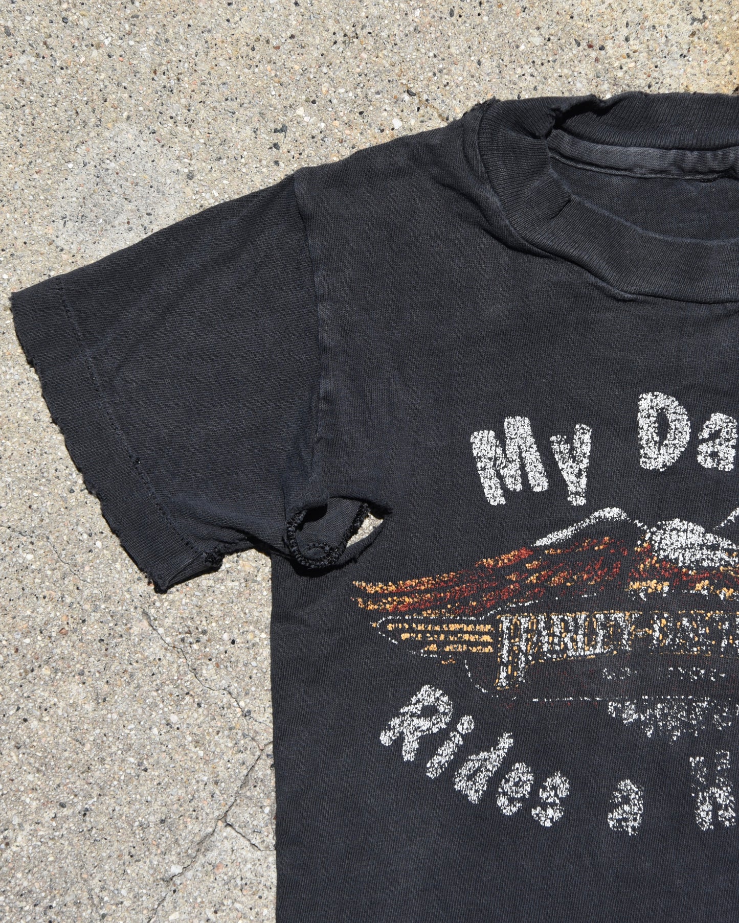 1992 My Daddy Rides a Harley Tshirt