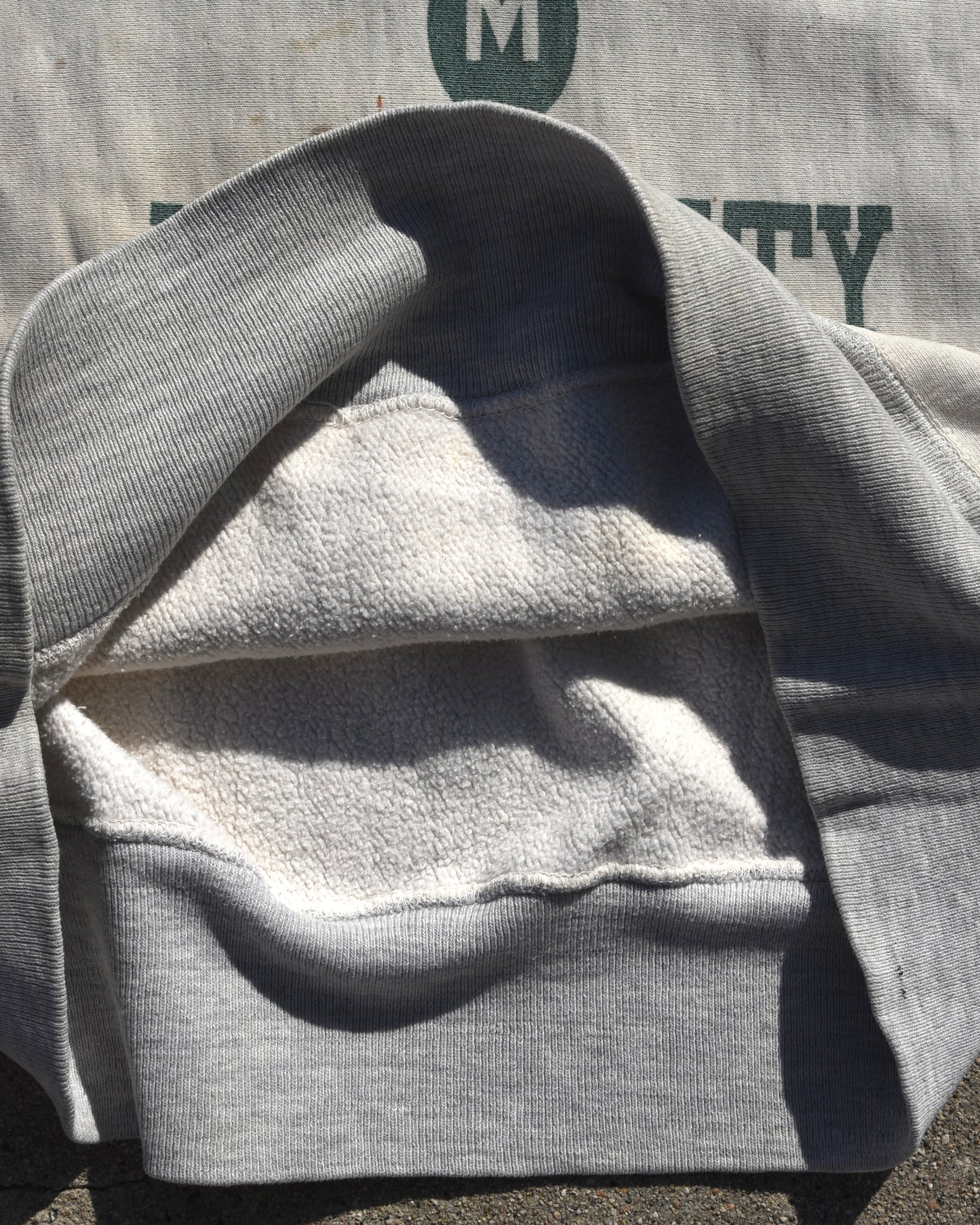 1960s Champion Reverse Weave Colorado State University Two-Tone Sweatshirt
