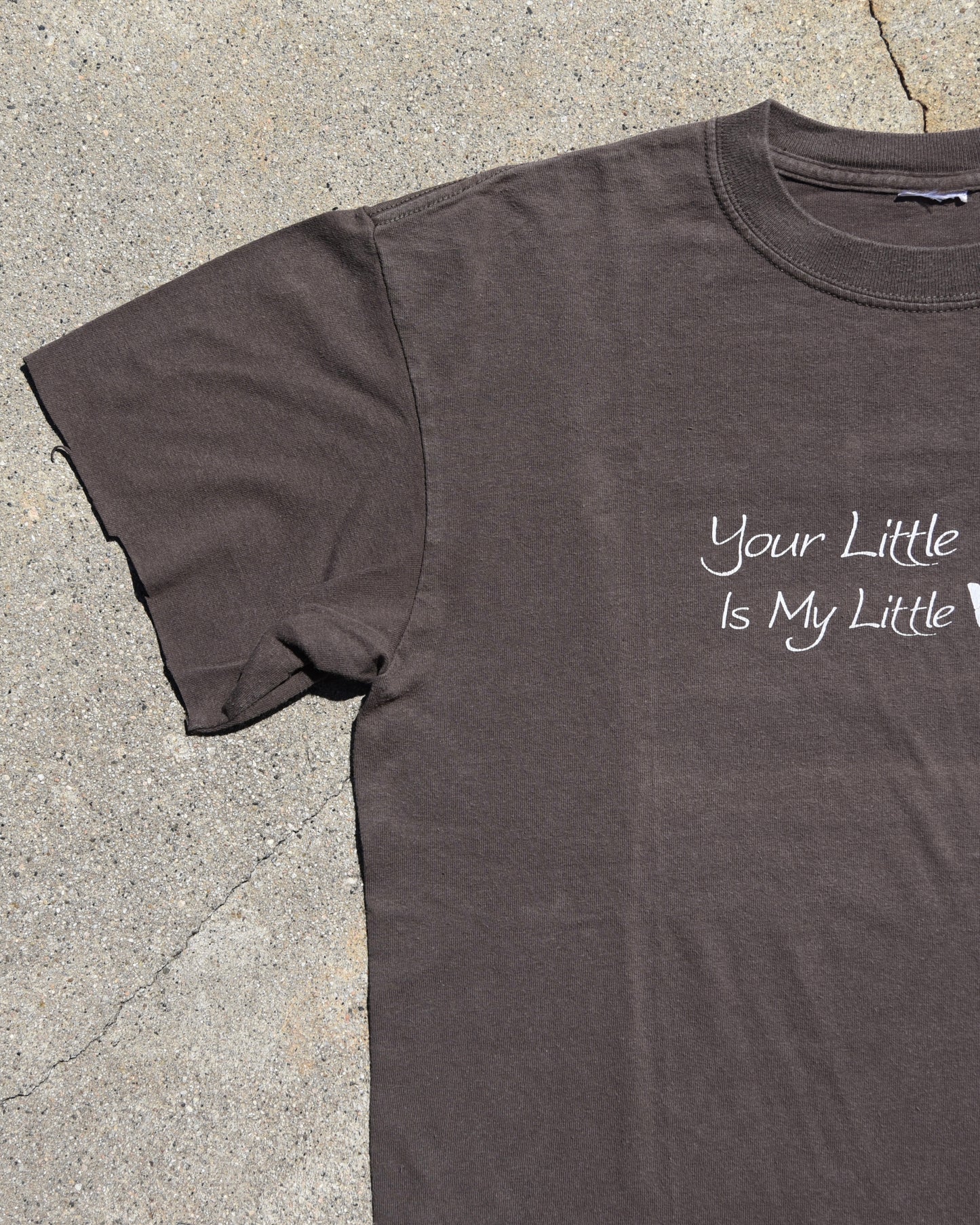 1990s Sun Faded Your Little Princess Is My Little Whore Tshirt
