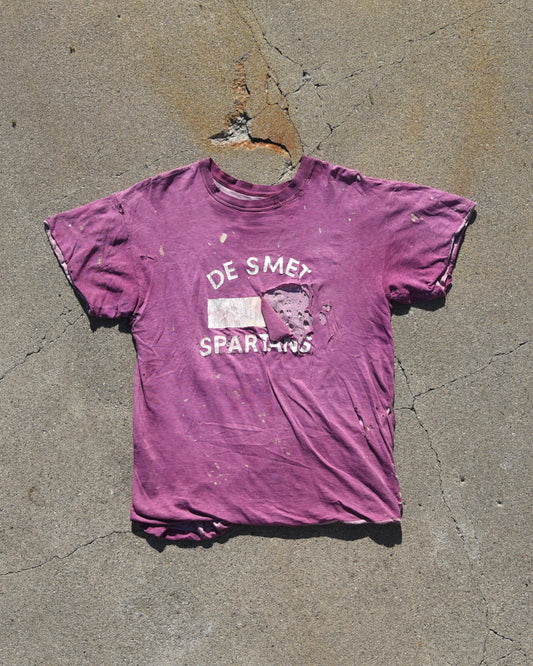1960s Thrashed De Smet Spartans Double Face Tshirt