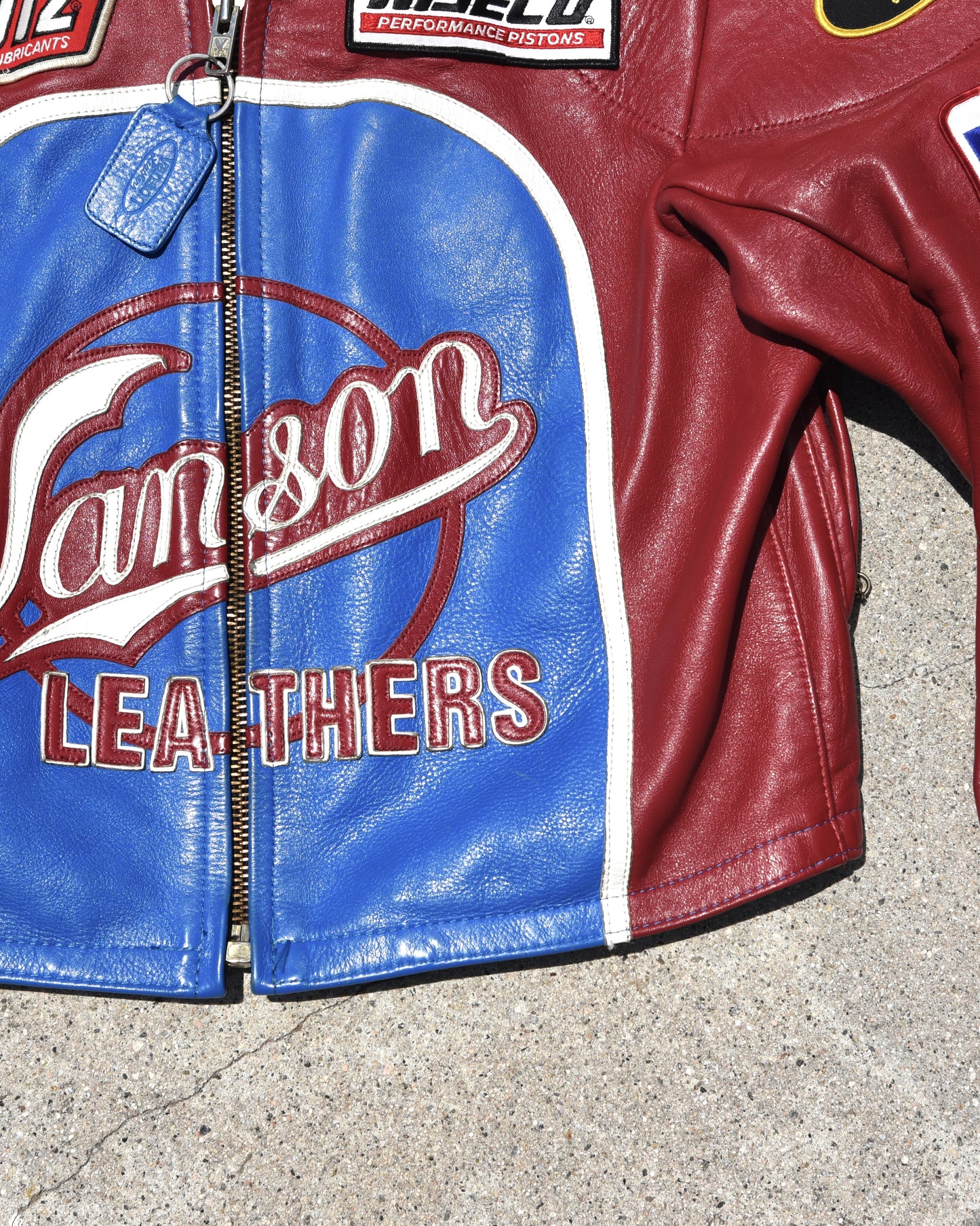 1990s Vanson Leathers Genesis NYC Motorcycle Jacket