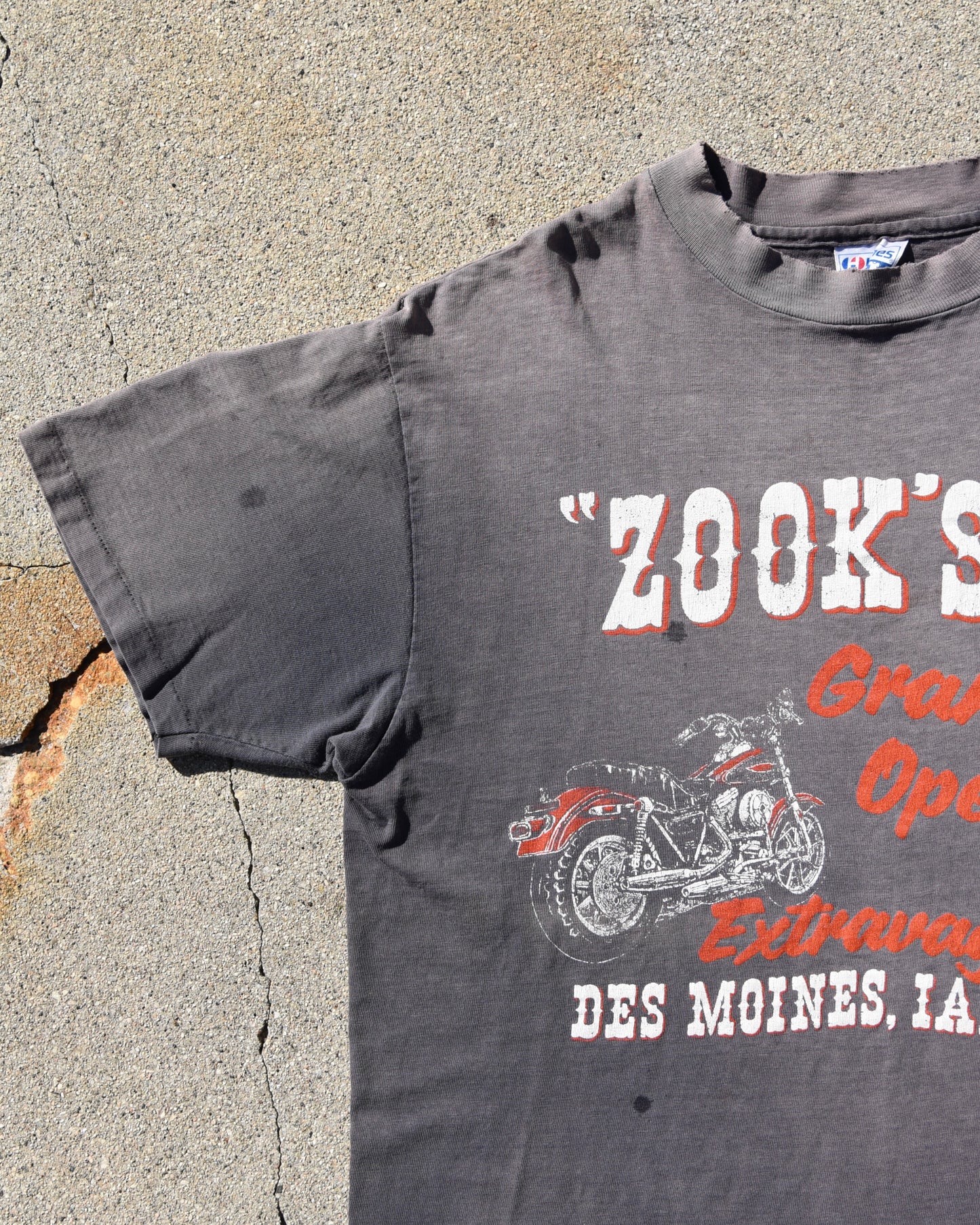 1980s Harley Davidson Tshirt - Sun Faded