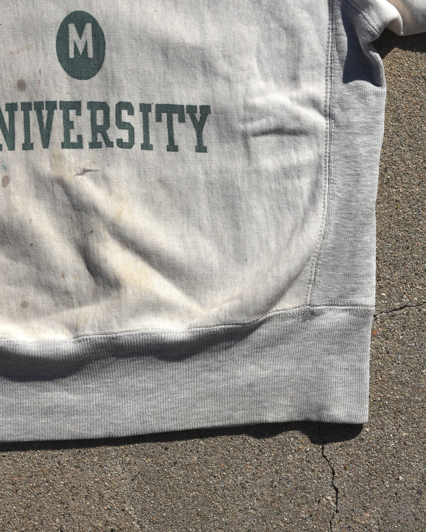 1960s Champion Reverse Weave Colorado State University Two-Tone Sweatshirt