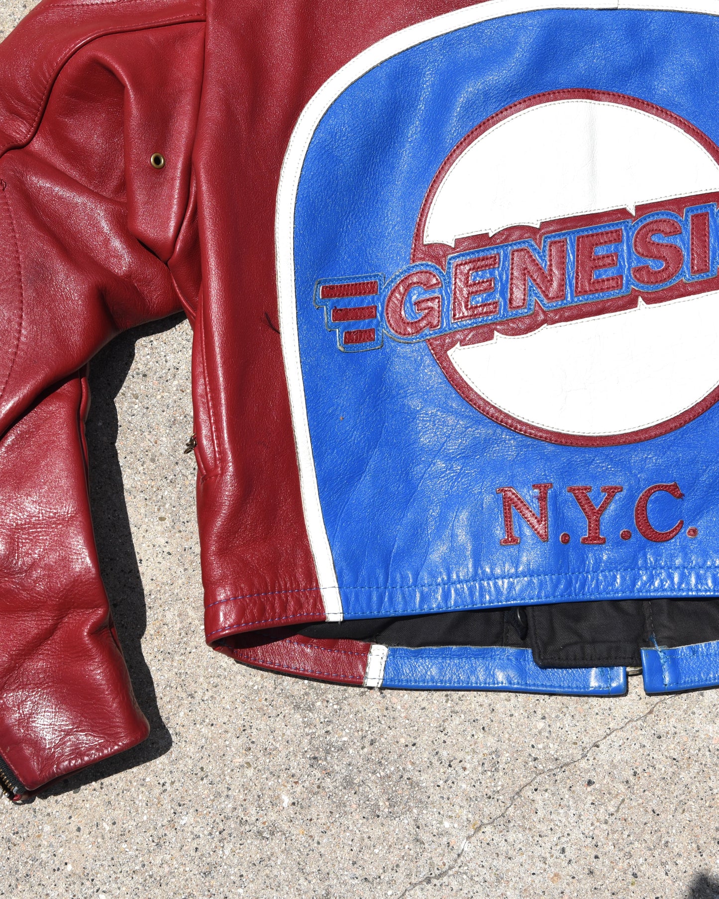 1990s Vanson Leathers Genesis NYC Motorcycle Jacket