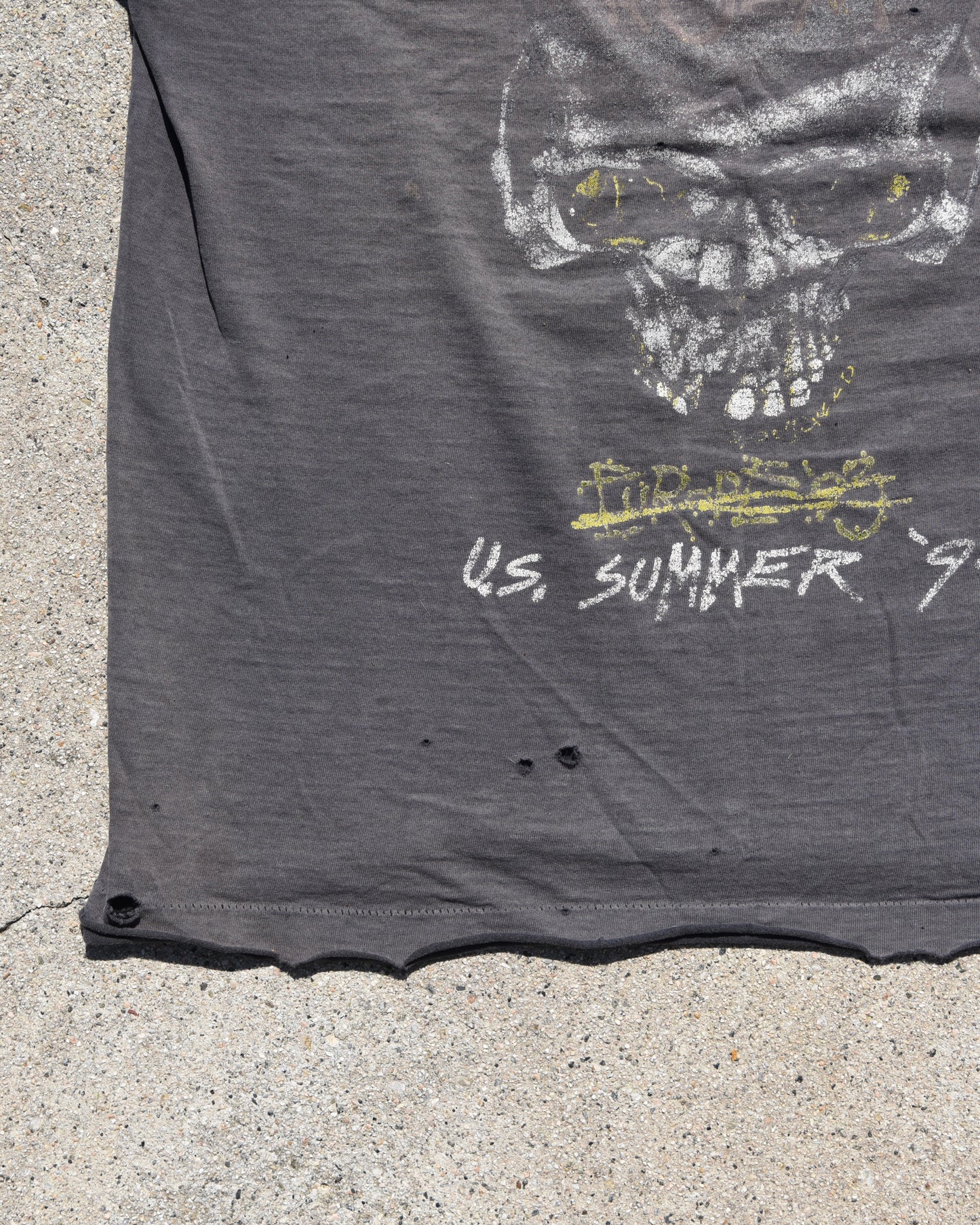 1994 Thrashed and Sun Faded Metallica Summer Tour Tshirt