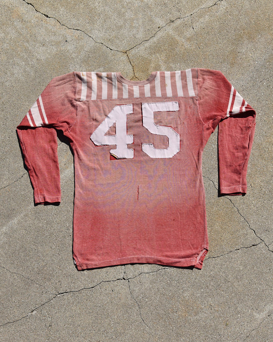1950s Sun Faded Durene Football Jersey