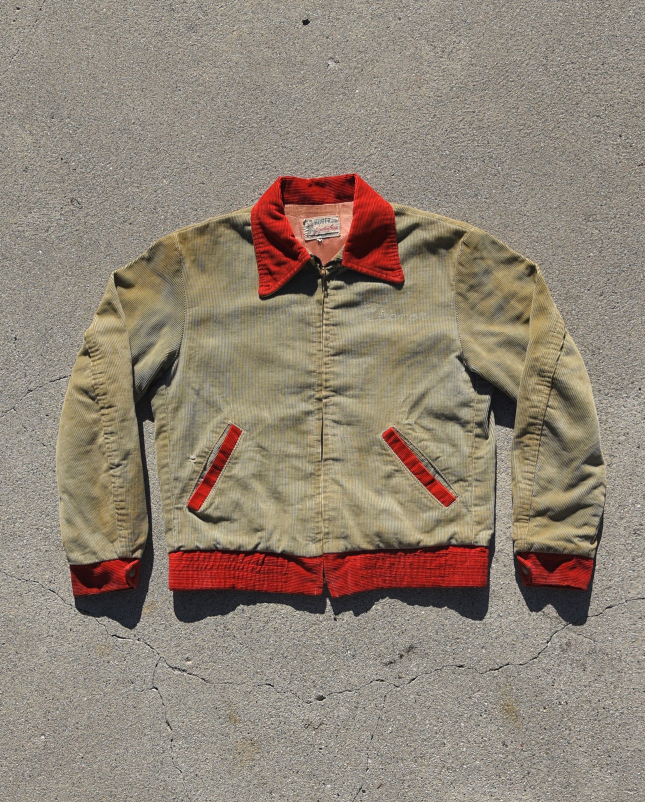 1950s Conrad High School Corduroy Jacket