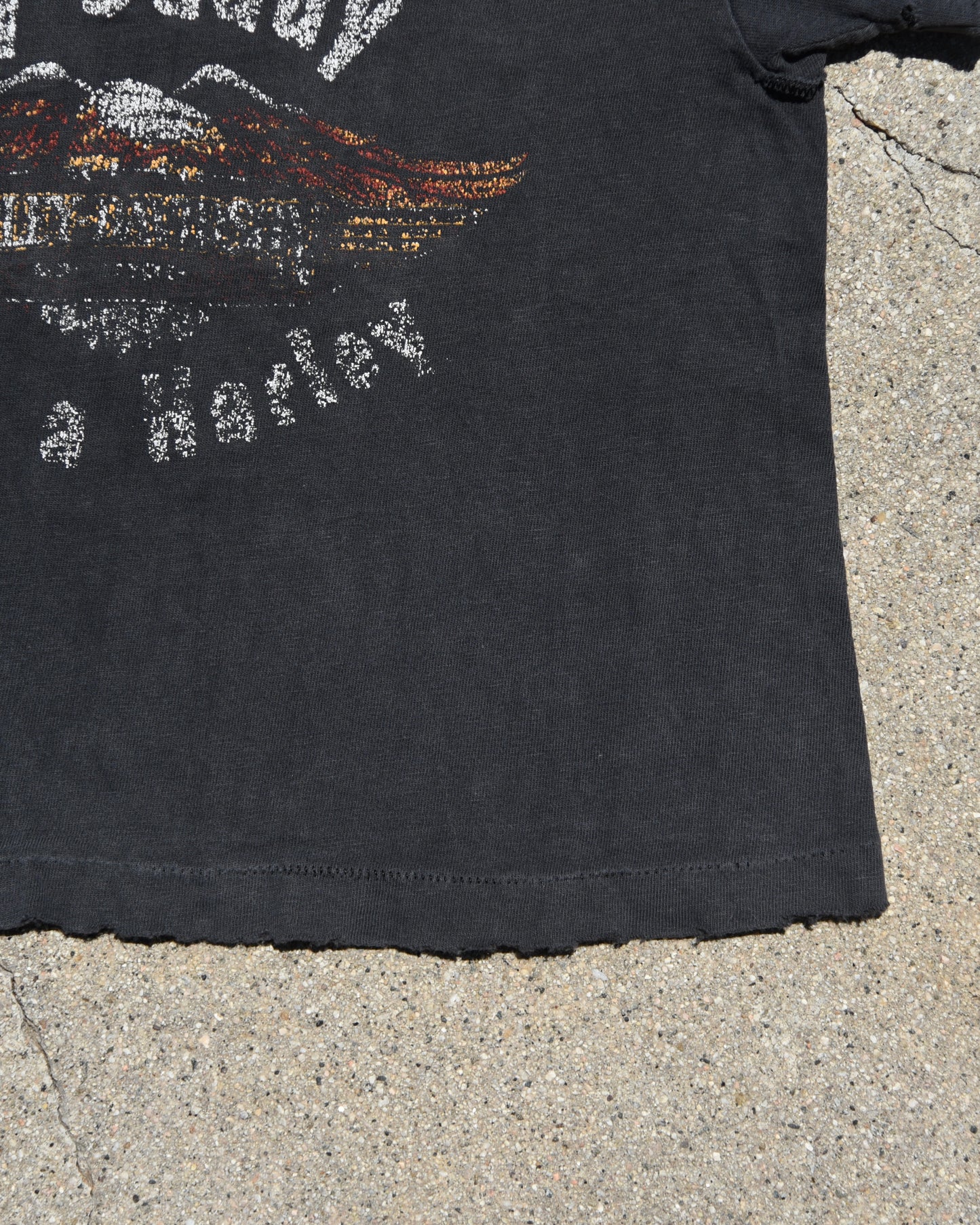 1992 My Daddy Rides a Harley Tshirt