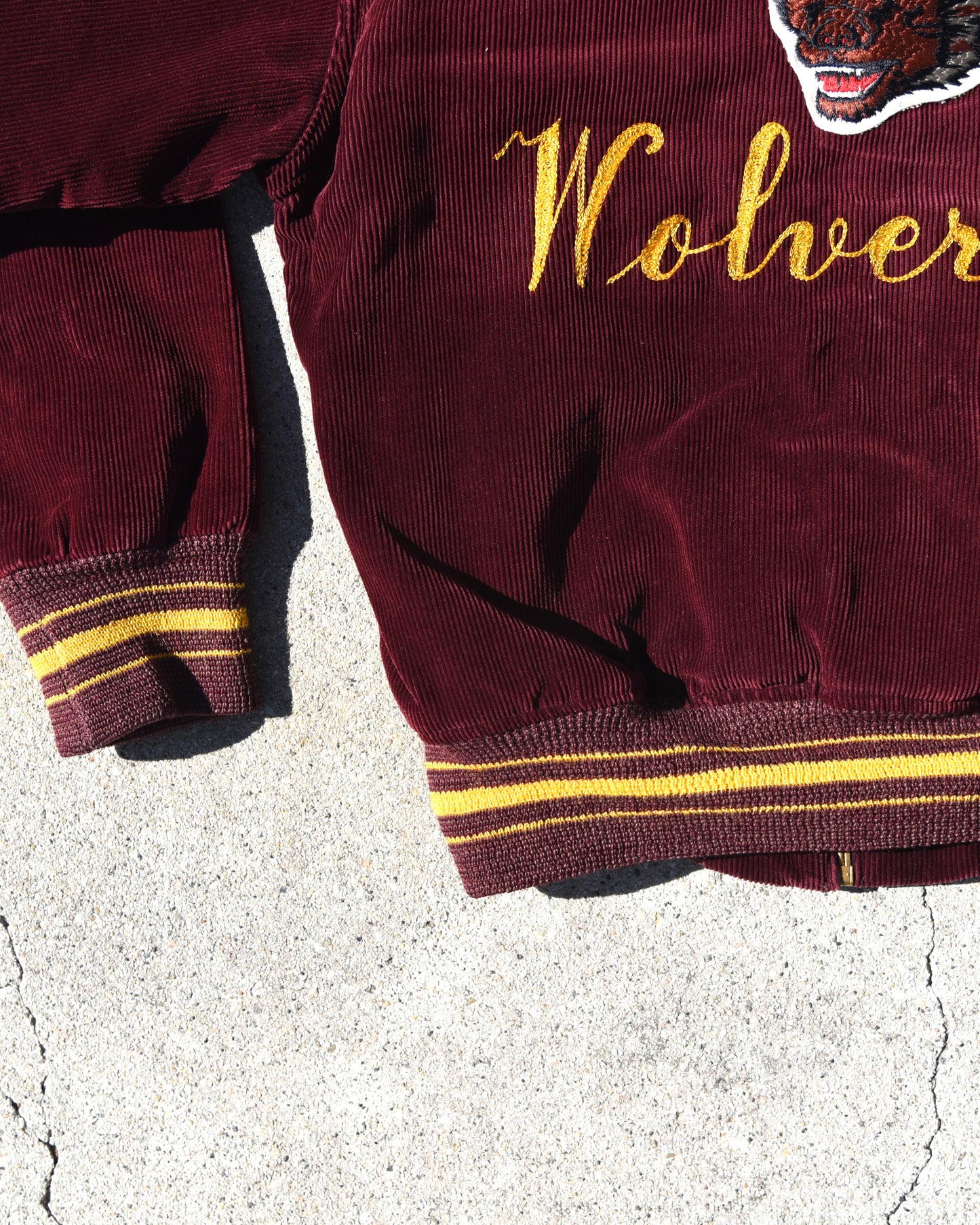 1950s Butler Wolverines Corduroy Jacket