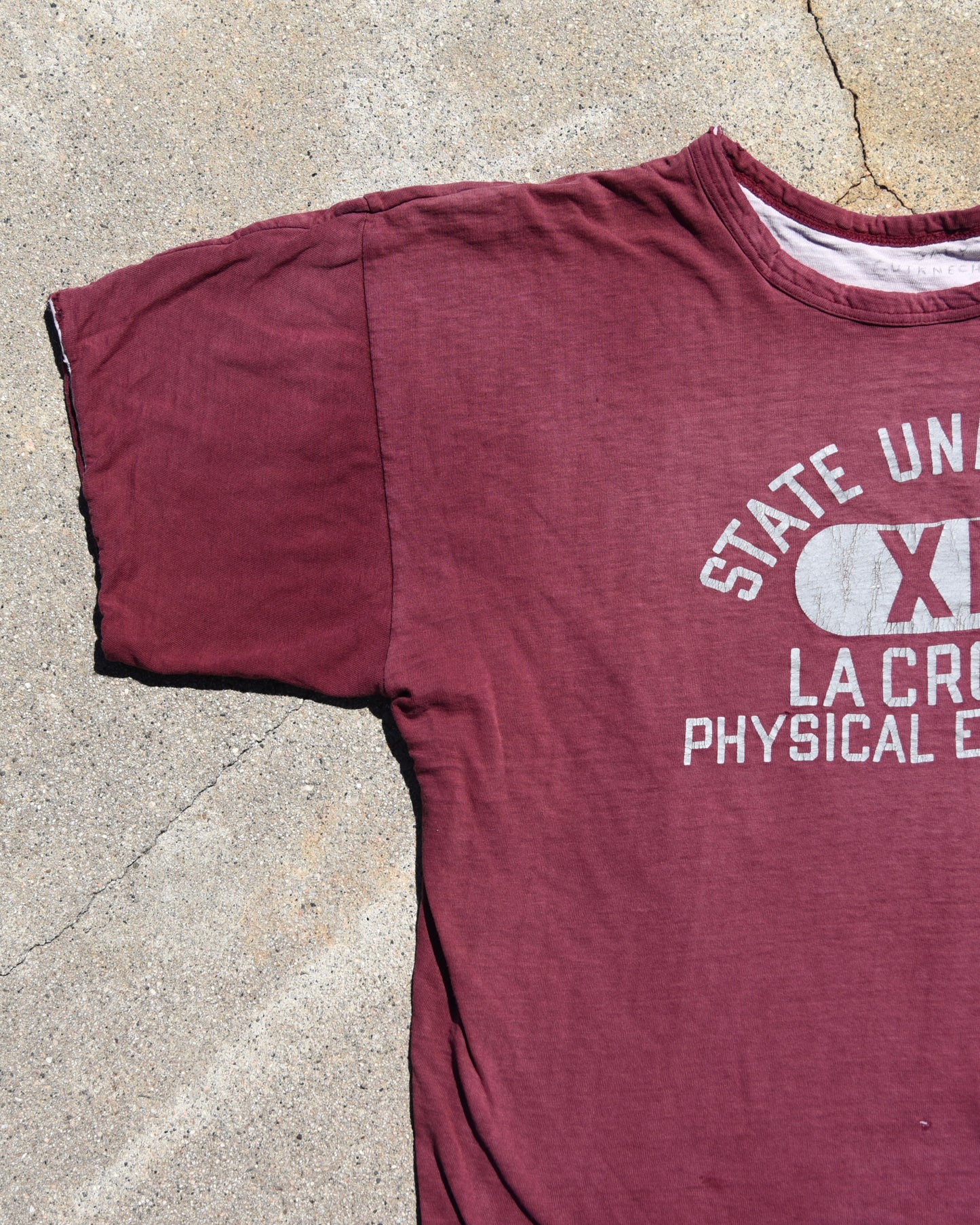 1970s State University La Crosse Double Face Tshirt