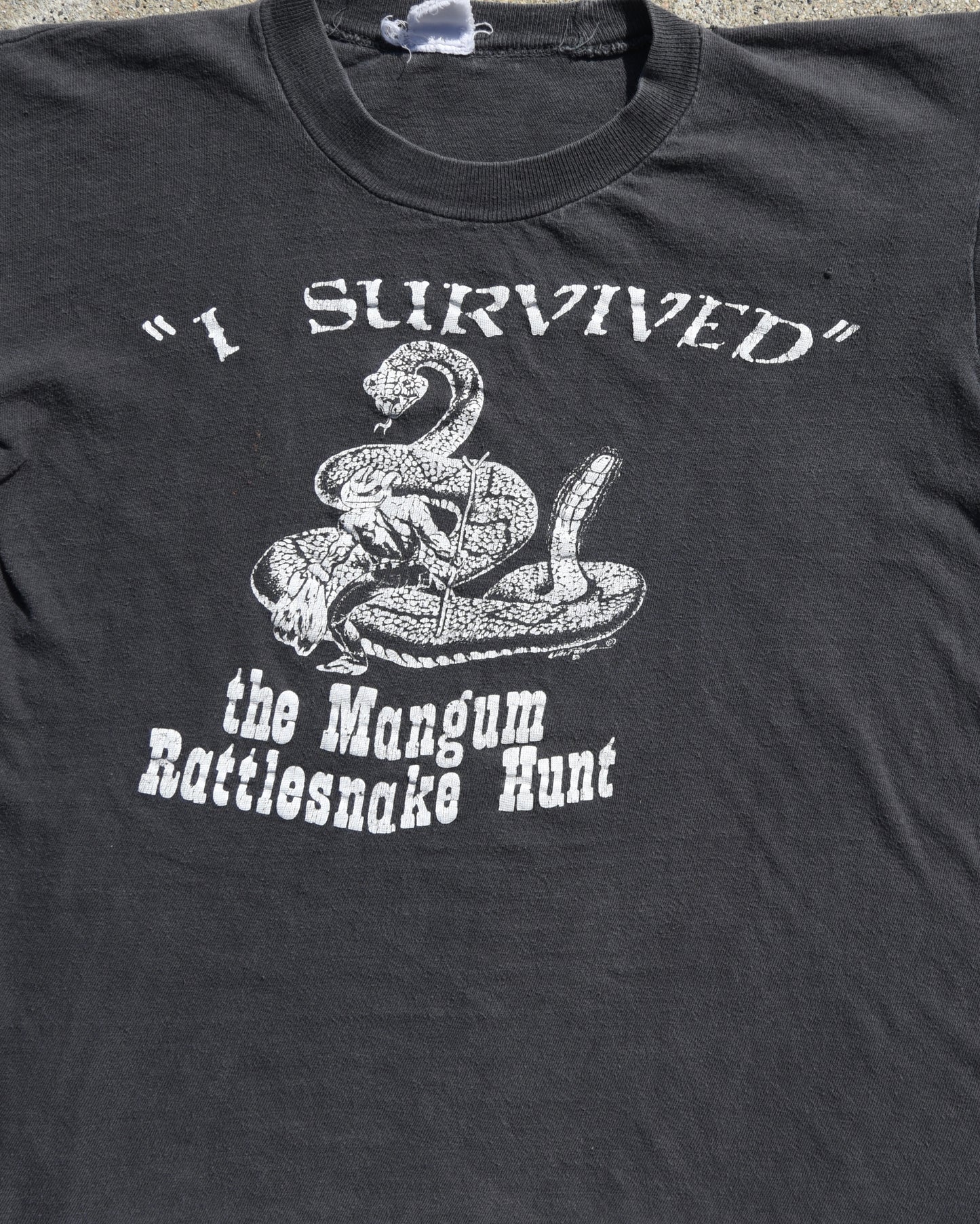 1980s I Survived the Mangum Rattlesnake Hunt