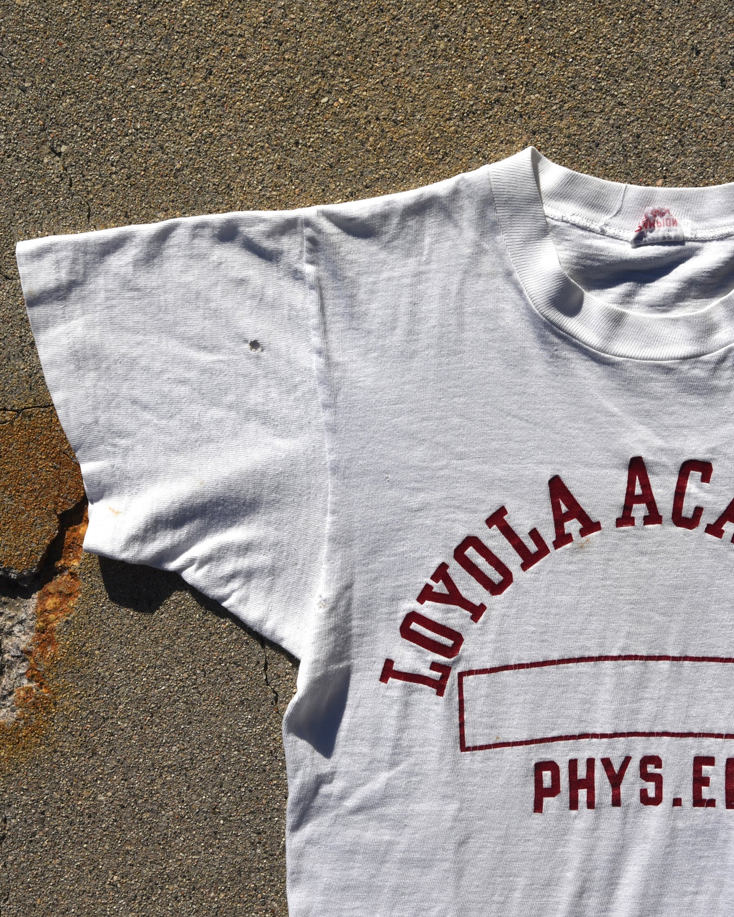 1950s Champion Loyola Academy Phys Ed Tshirt
