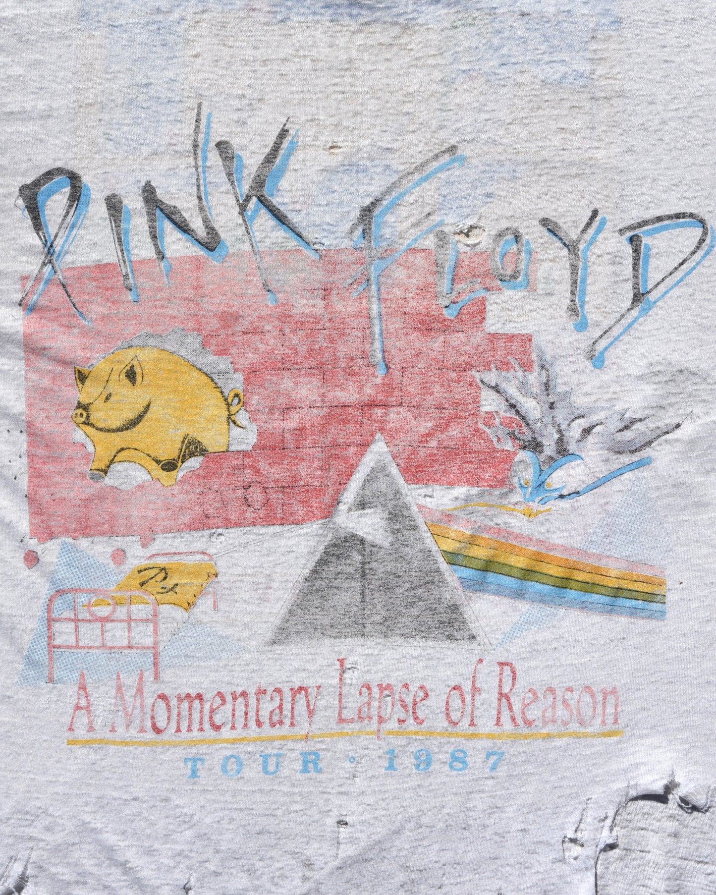 1987 Pink Floyd A Momentary Lapse of Reason Tour Tshirt