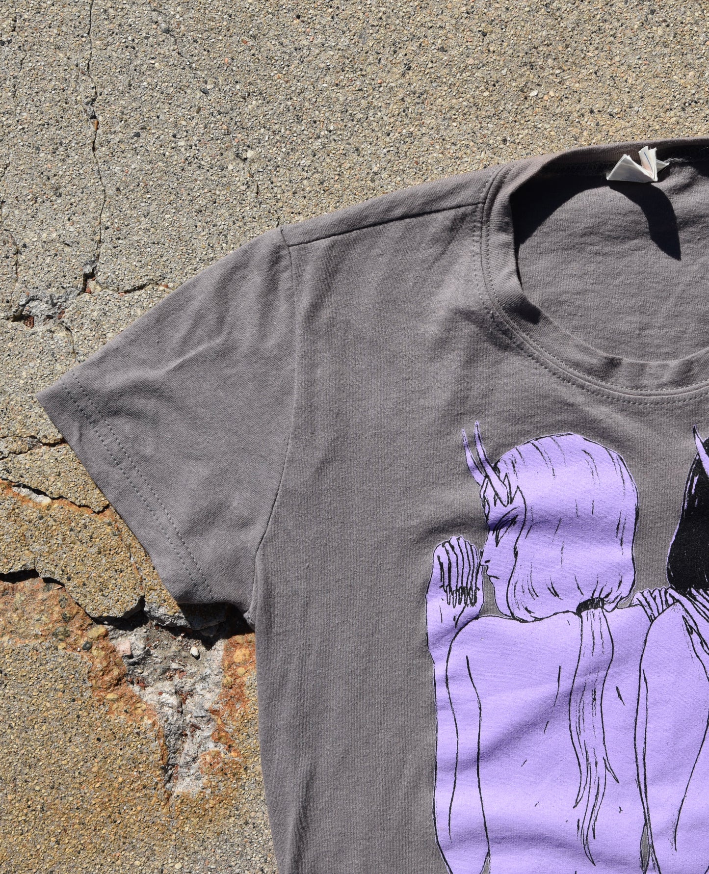 Crystal Castles Affection EP Promo Tshirt - Bay Island - Small