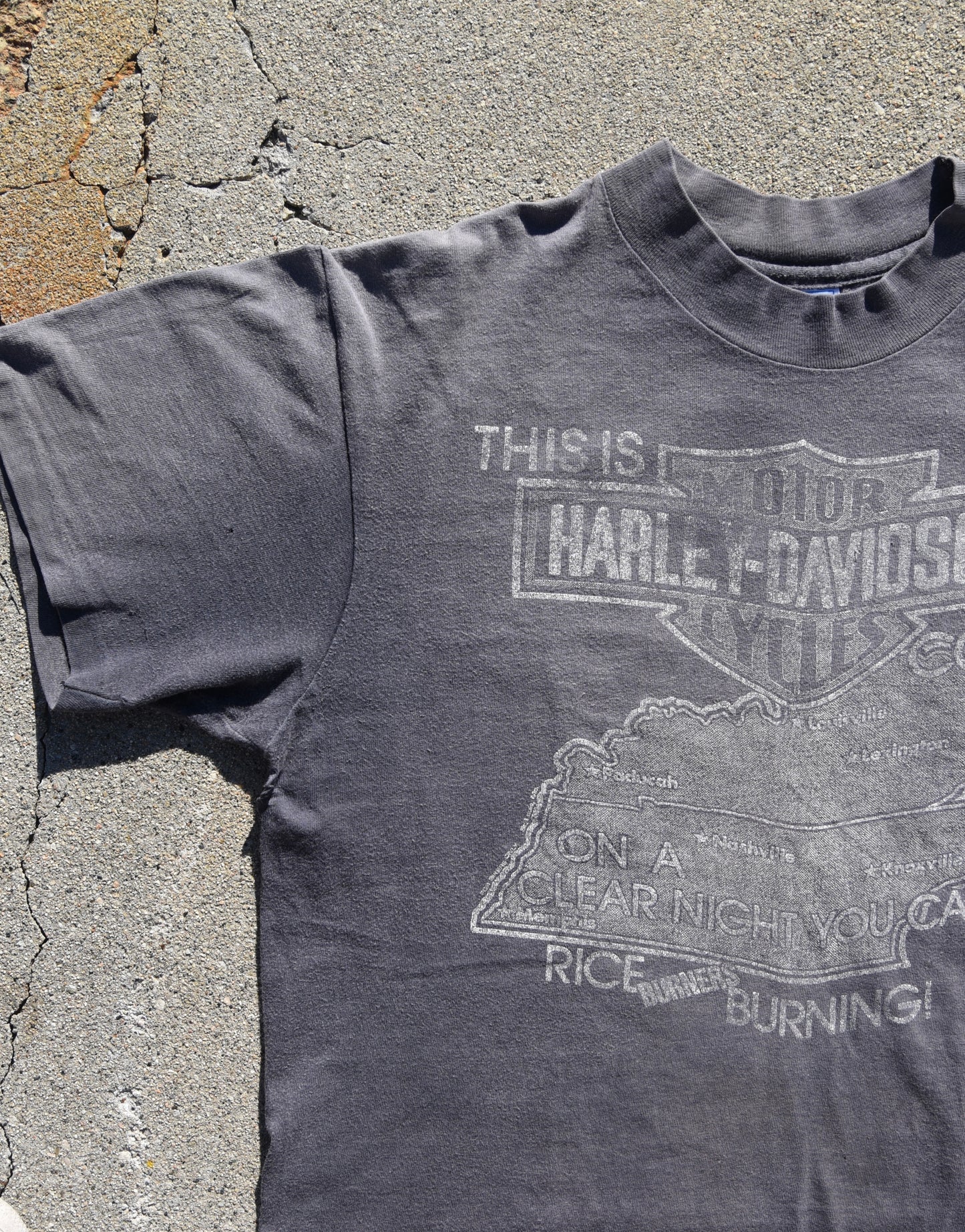 1980s Harley Davidson Rice Burner Tshirt