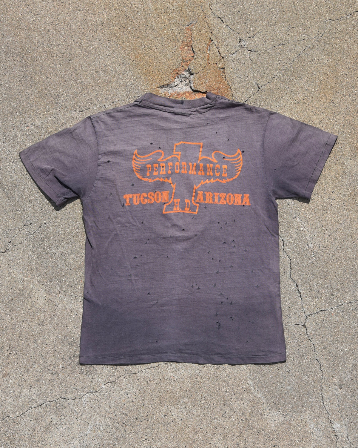 1970s Sun Faded Harley Davidson Tucson Tshirt