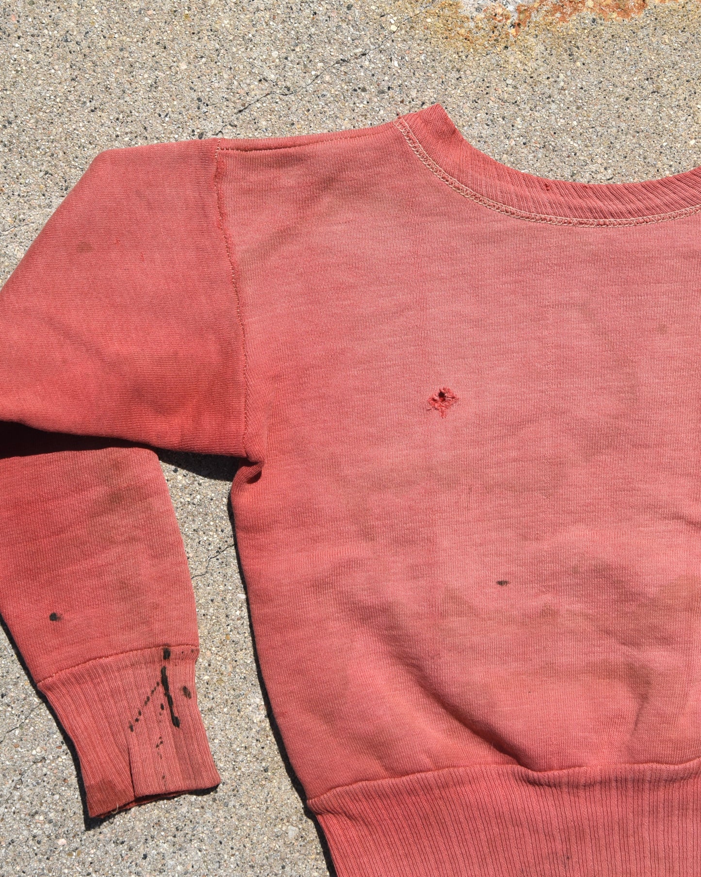 1940s Sun Faded Gene Autry & Champ Jr. Femme Sweatshirt