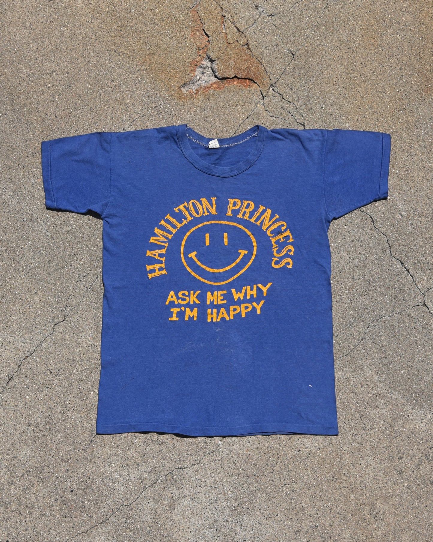 1960s Hamilton Princess Ask Me Why I’m Happy Tshirt