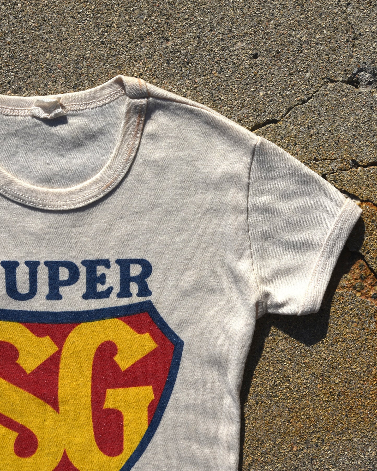1970s Super Girl Baby Tshirt
