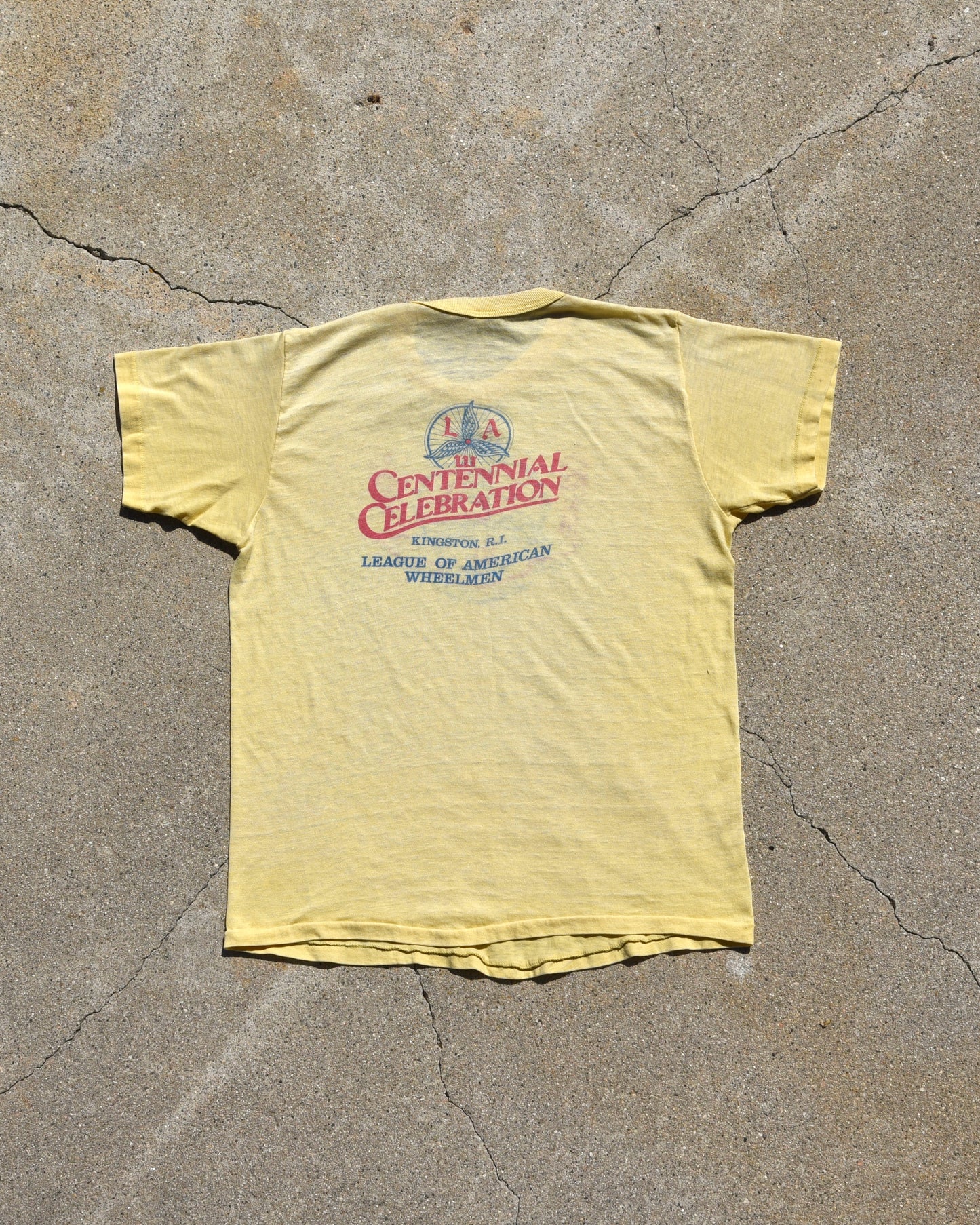 1980 League of American Wheelman Paperthin Tshirt