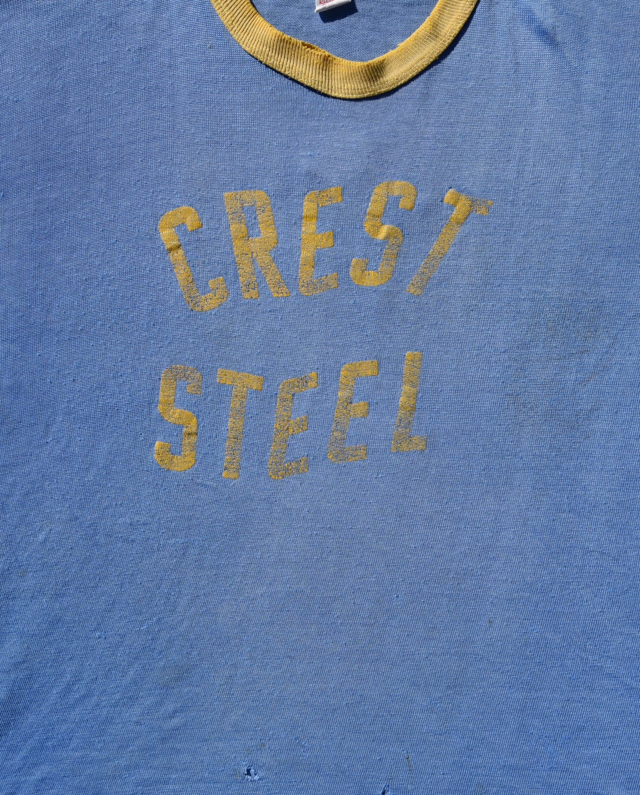 1950s Russell Southern Crest Steel Jersey