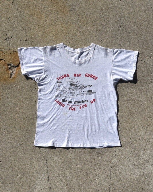 1960s Texas Air Guard Mean Machos Military Tshirt