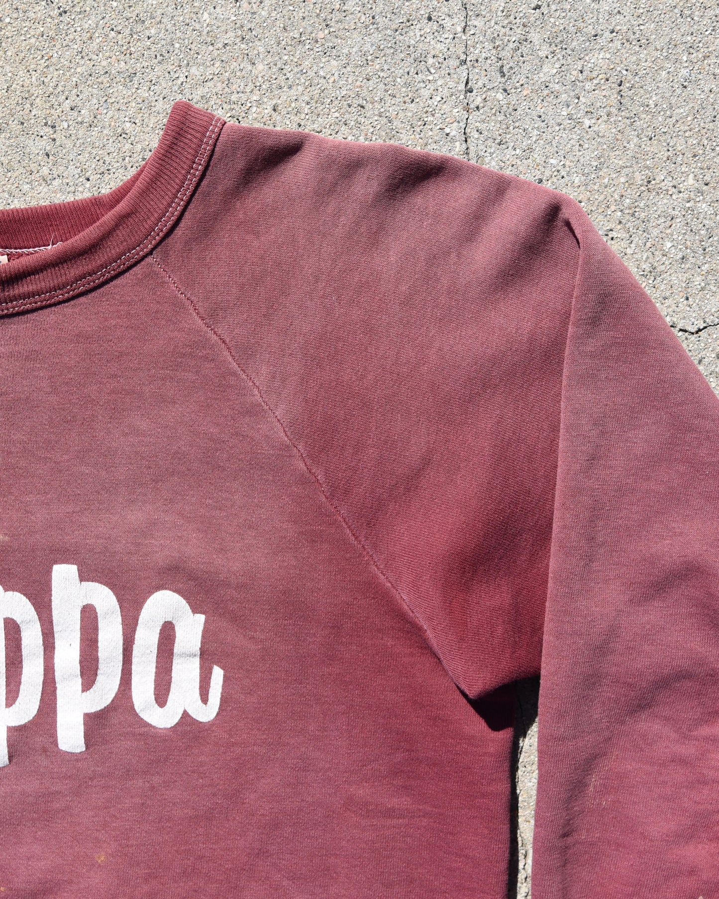 1950s Hanes Windshield Kappa Fraternity Sweatshirt True Vintage