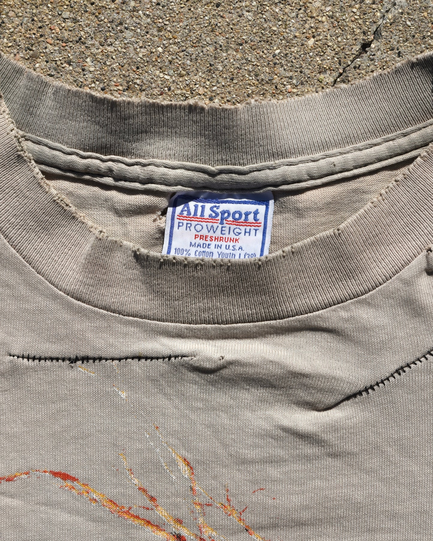 1995 Sun Faded Nine Inch Nails Further Down The Spiral Tshirt
