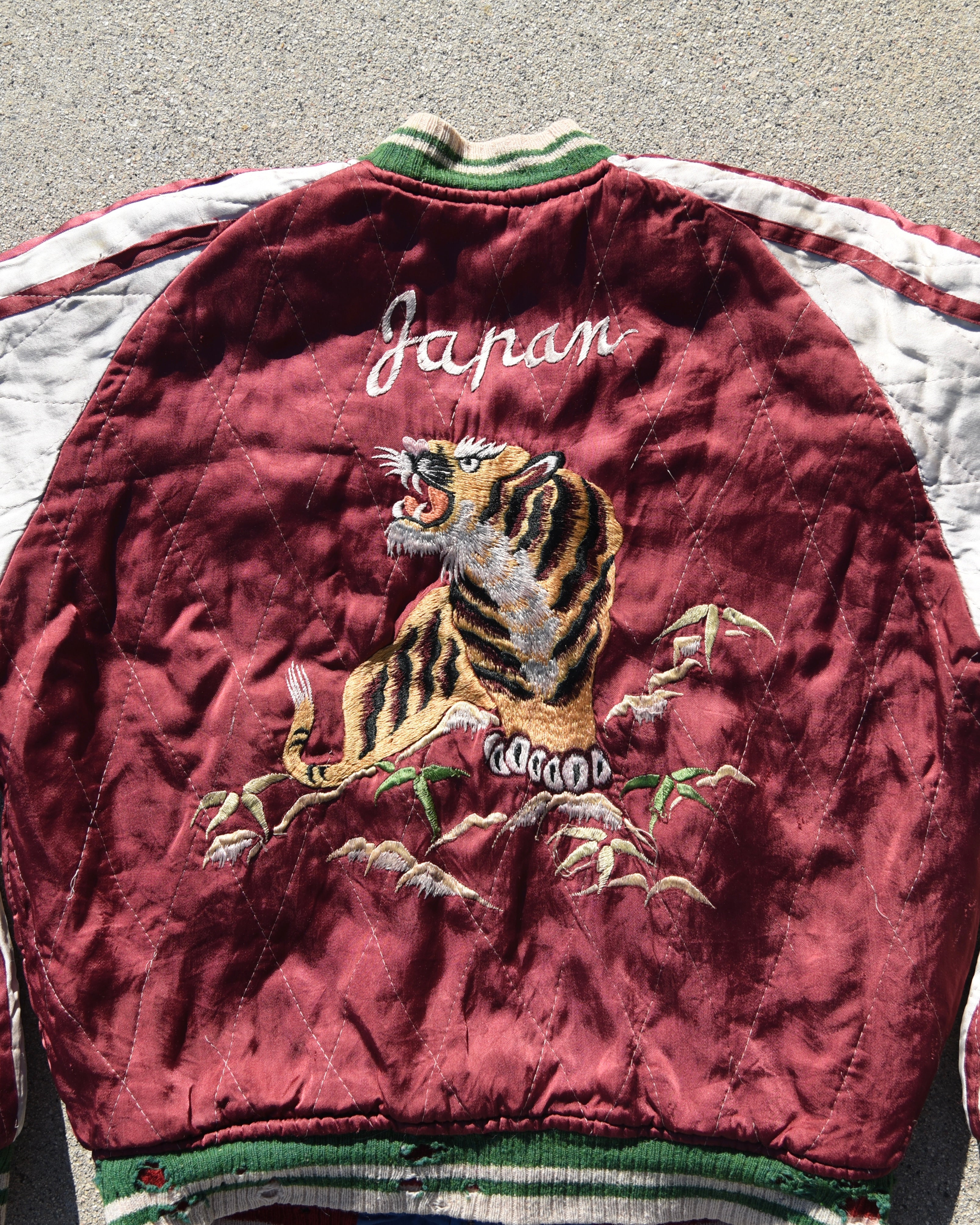 1950s Japan Sukajan Reversible Souvenir Jacket Sun Faded