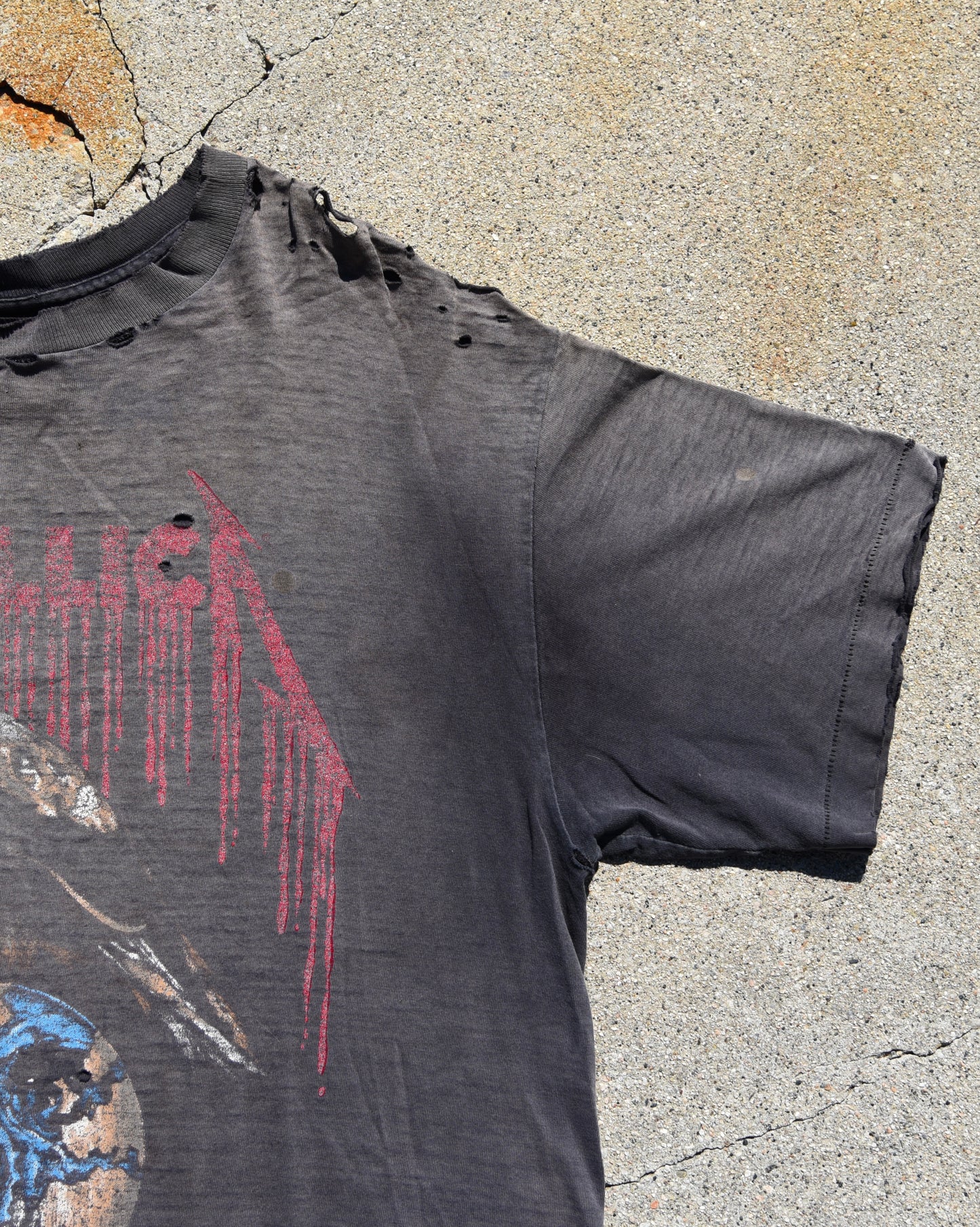 1994 Thrashed and Sun Faded Metallica Summer Tour Tshirt