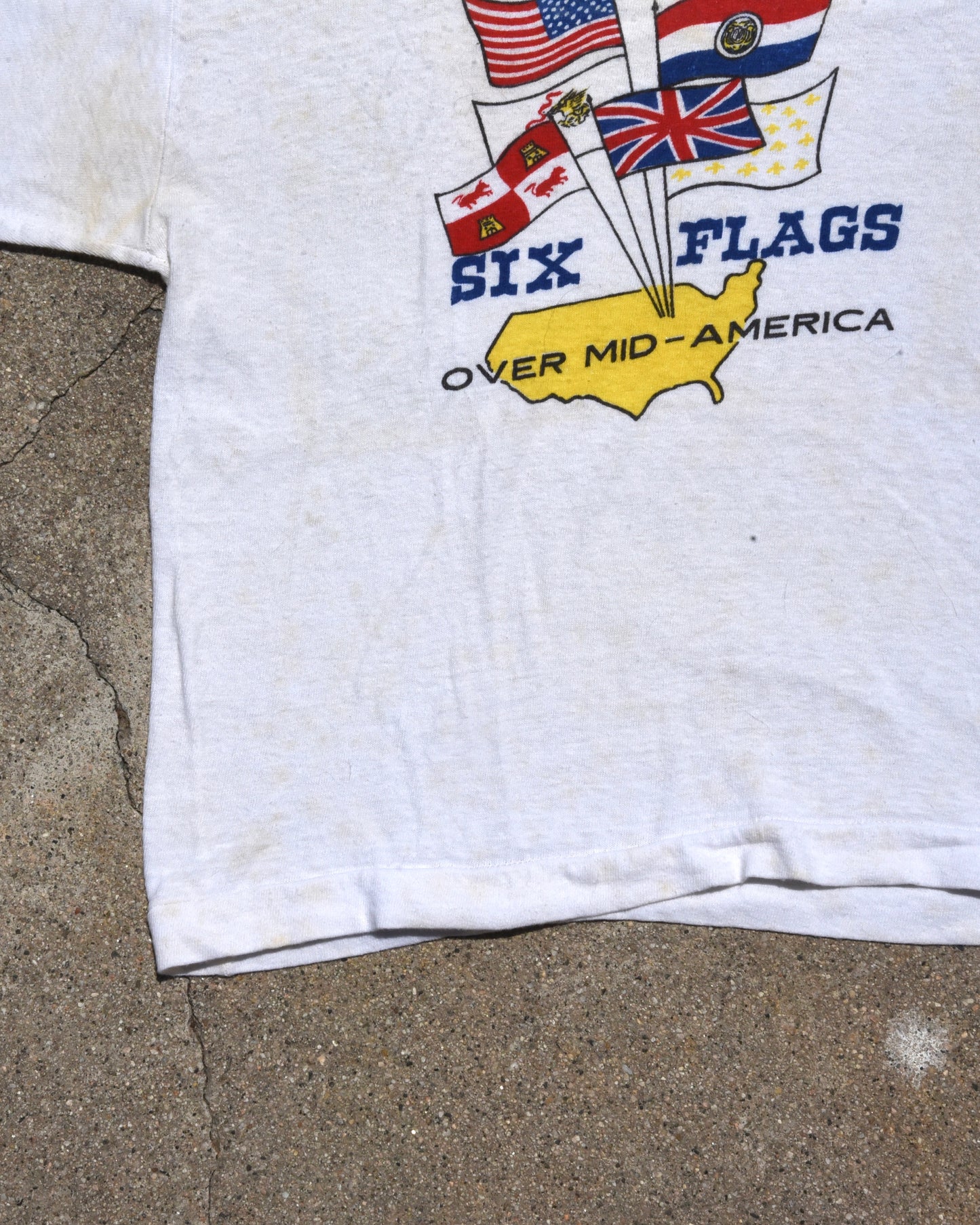 1970s Six Flags Femme Tshirt