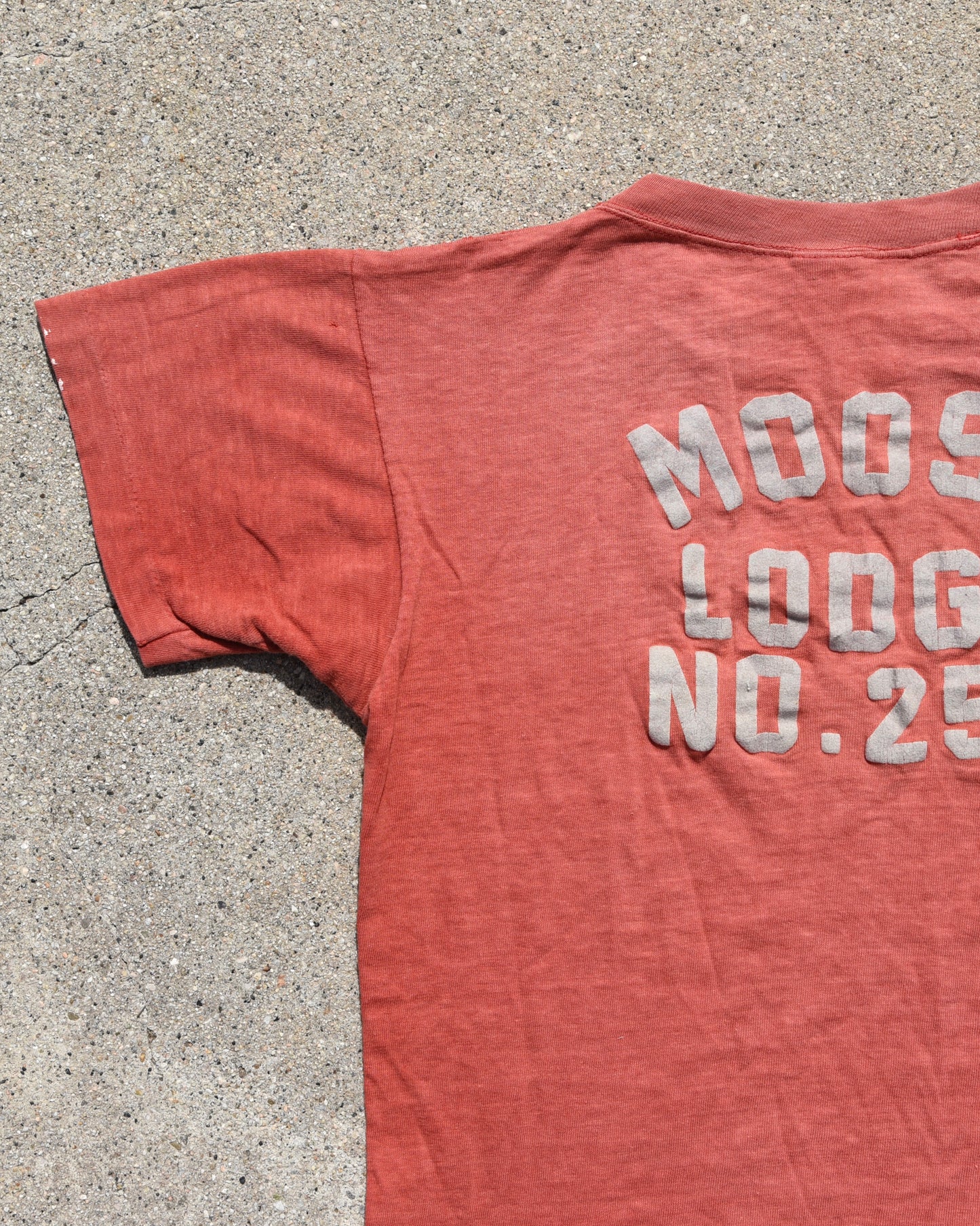 1950s Sun Faded Moose Lodge Tshirt