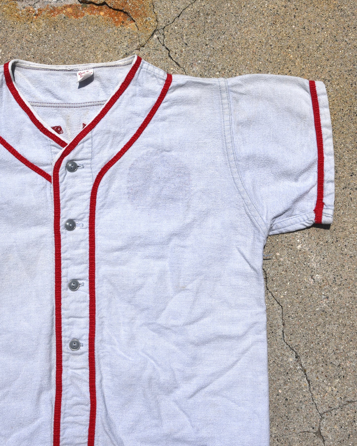 1950s Devils Chainstitched Baseball Jersey