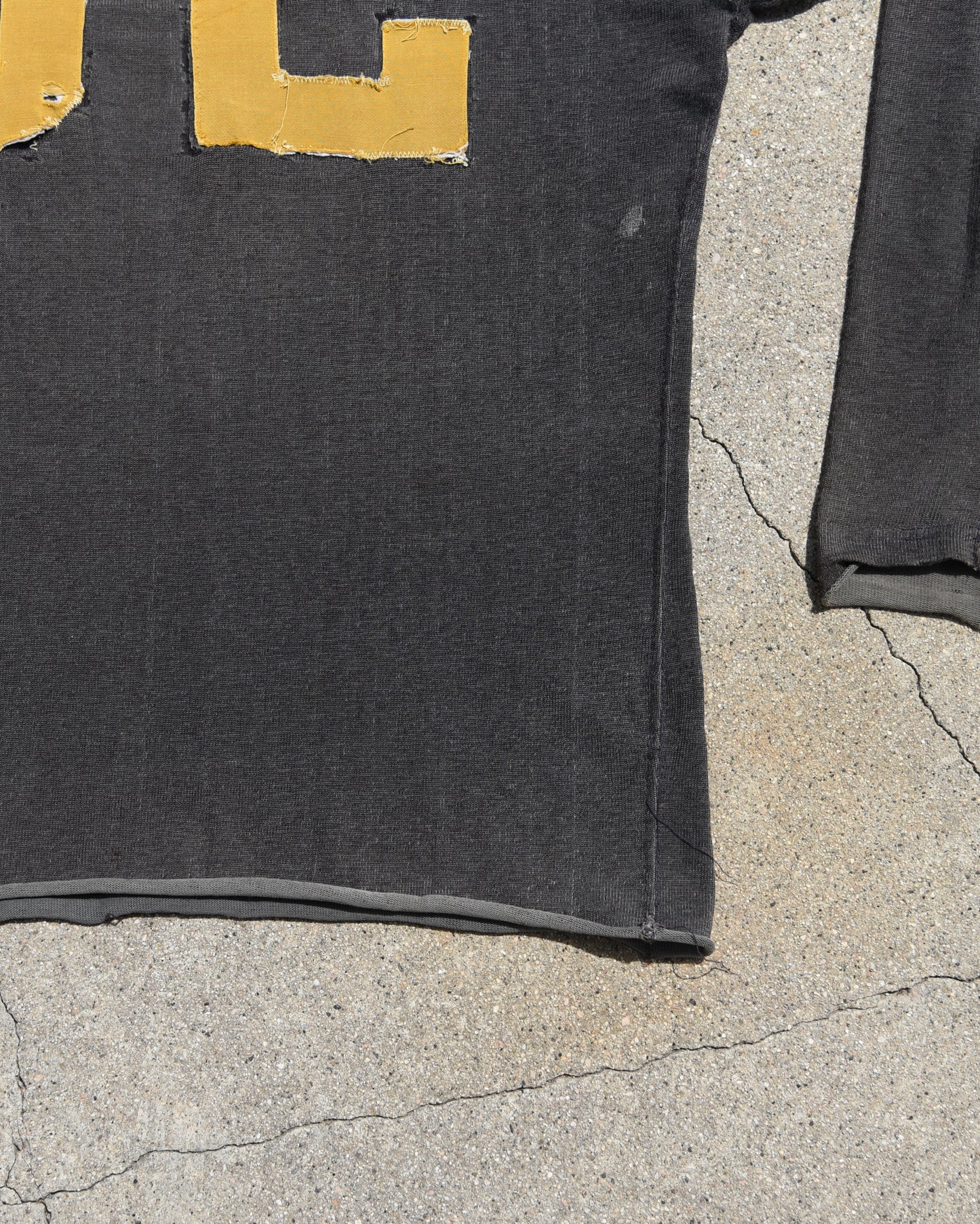 1950s Sun Faded Cotton Football Jersey