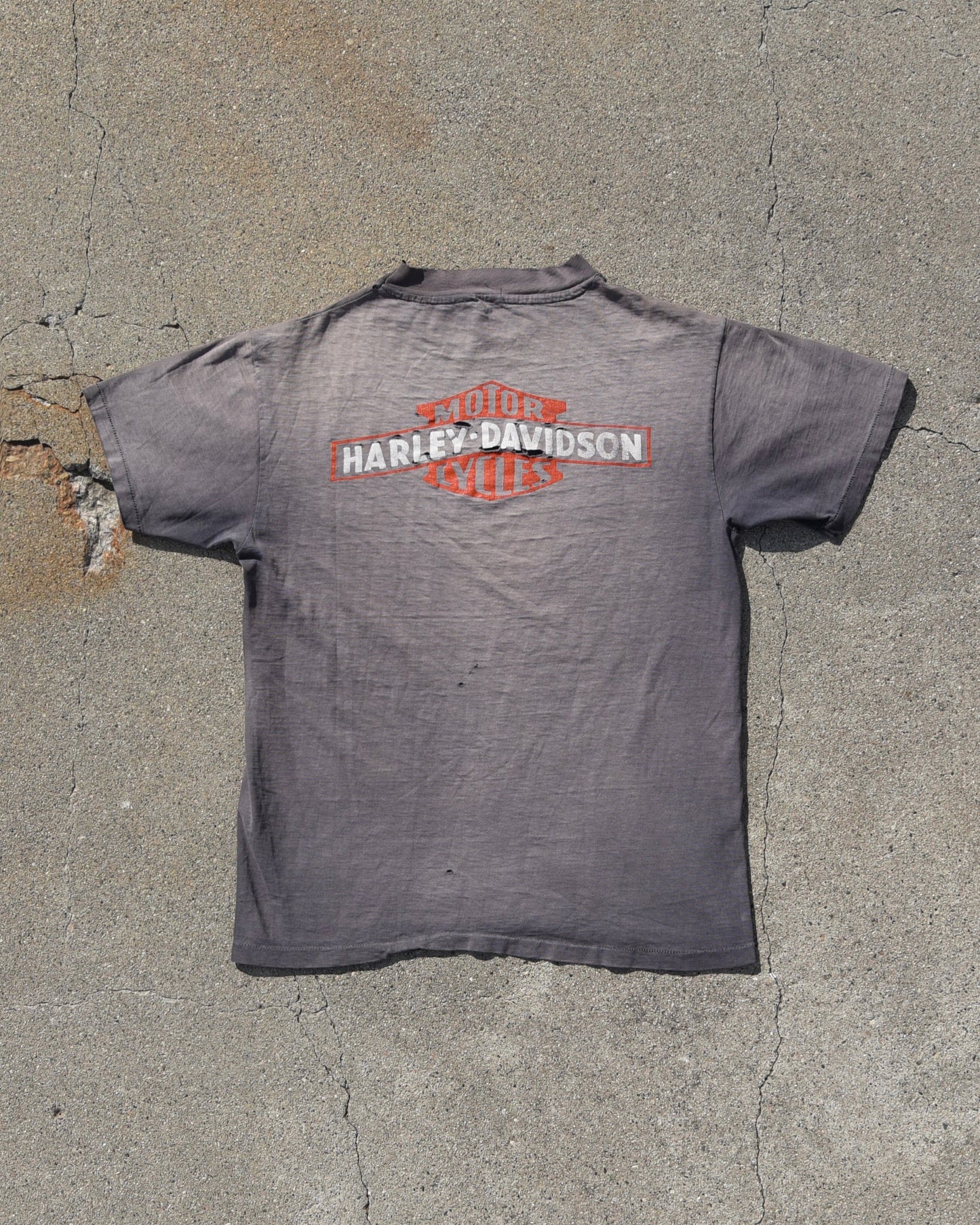 1970s Sun Faded Mr. Hawgs Harley Tshirt