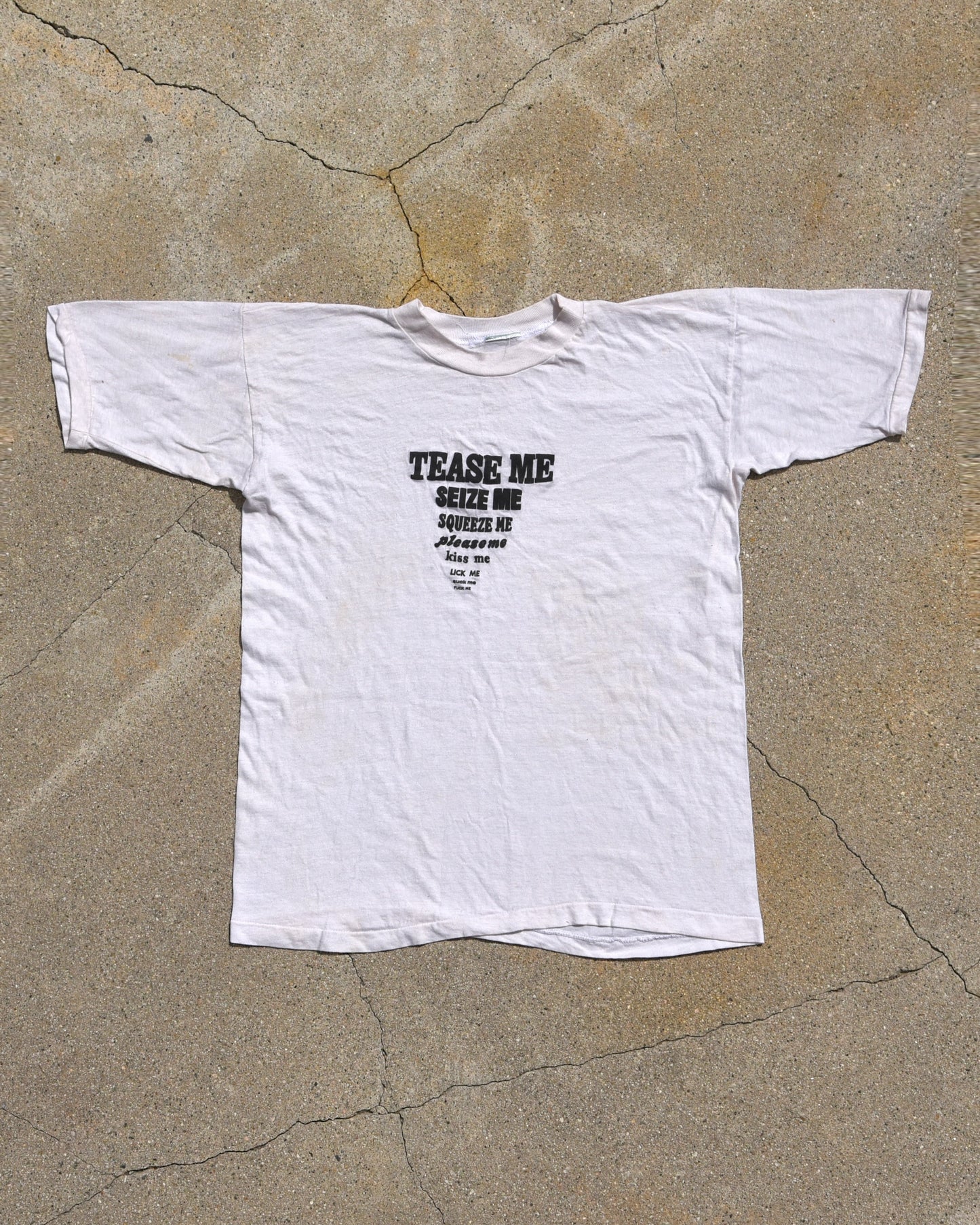 1980s Tease Me Seize Me Tshirt
