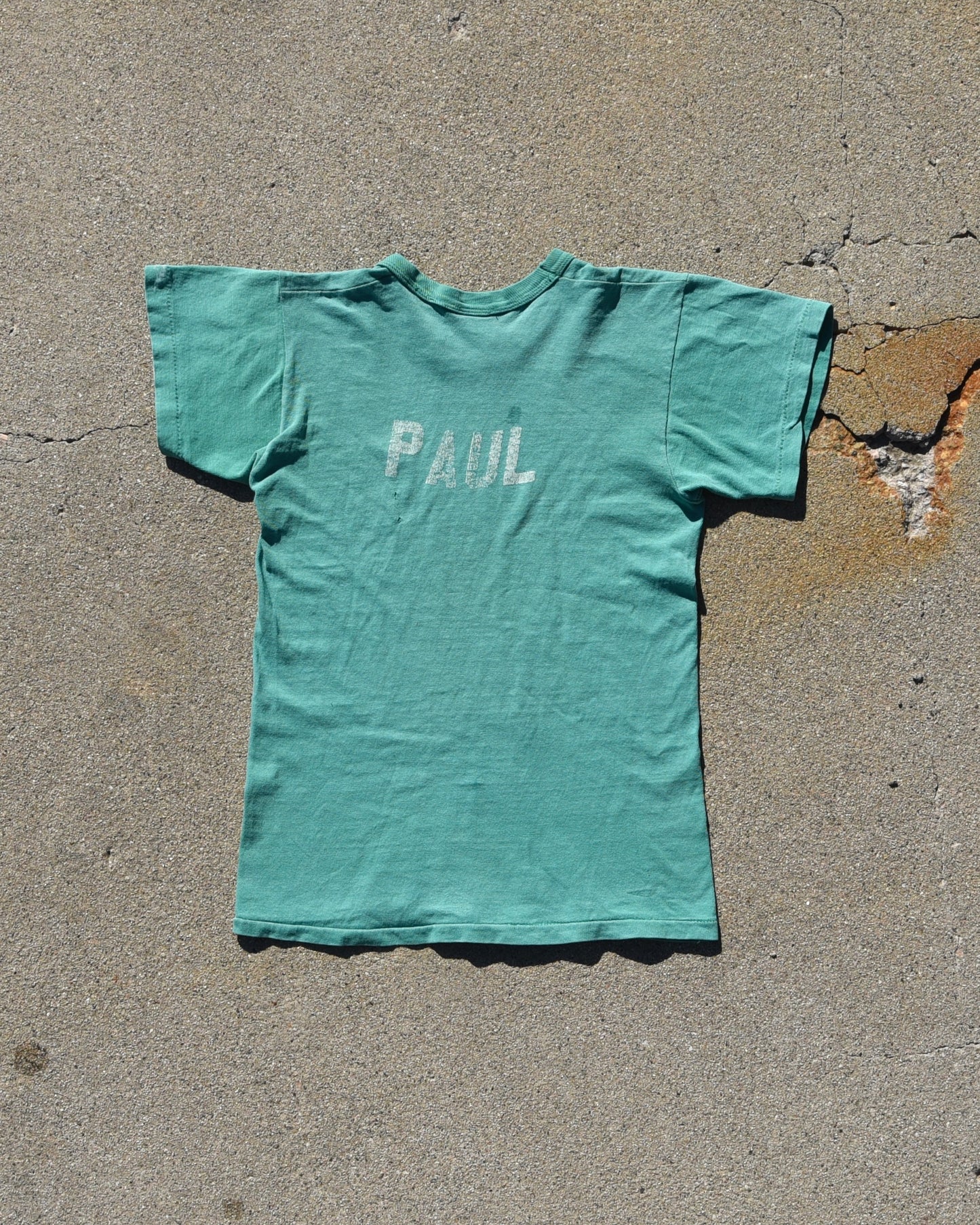 1970s Russell Athletic Tshirt - Faded Repaired