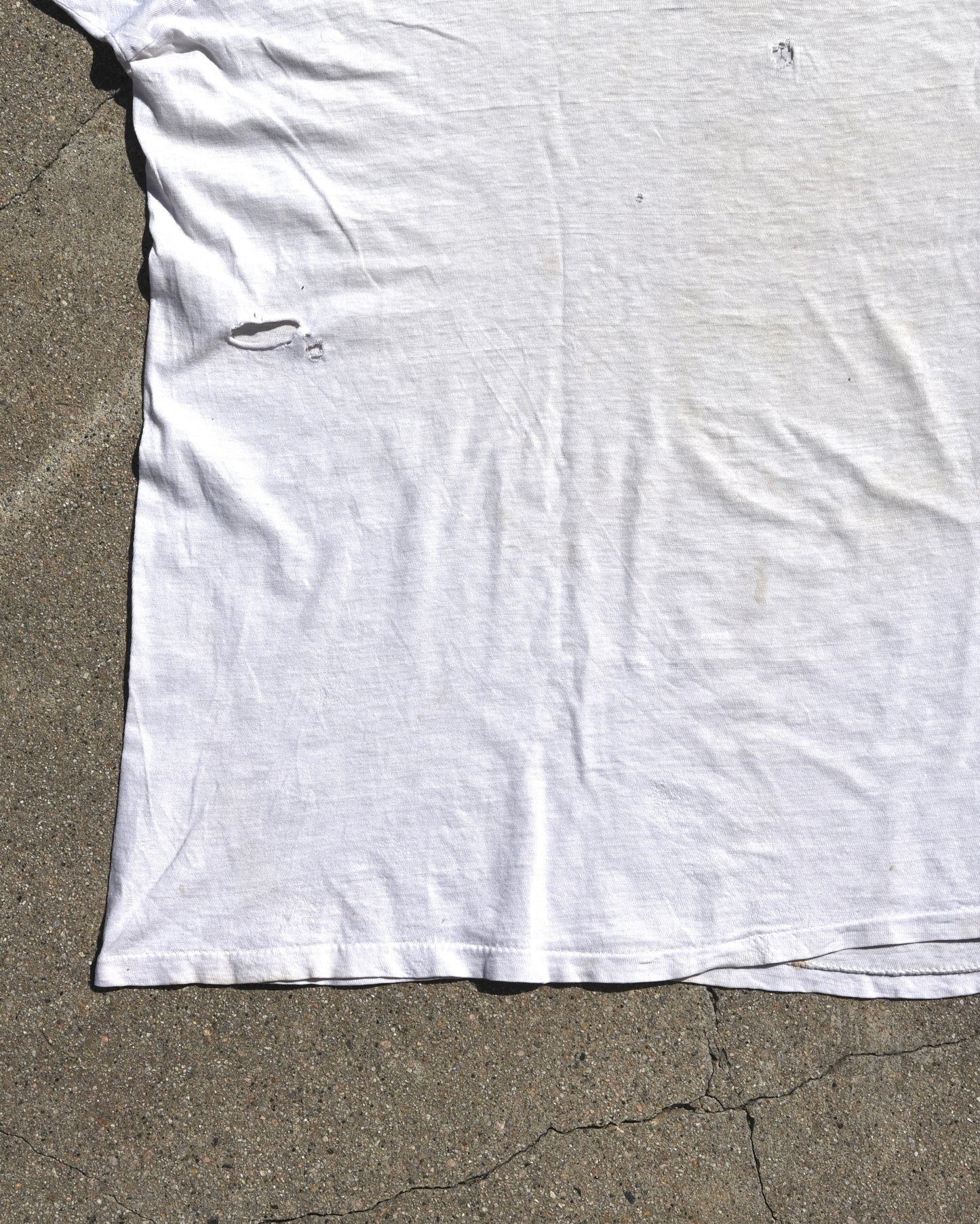 1960s Motorcycle Police Stenciled Tshirt