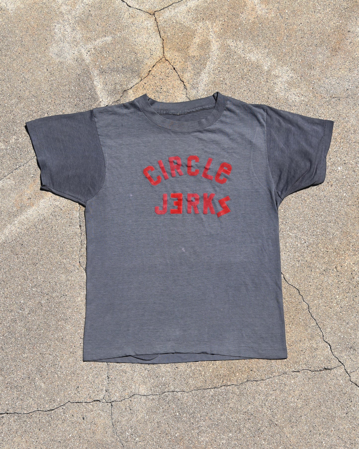 1980s Sun Faded Circlejerks Parking Lot Tshirt