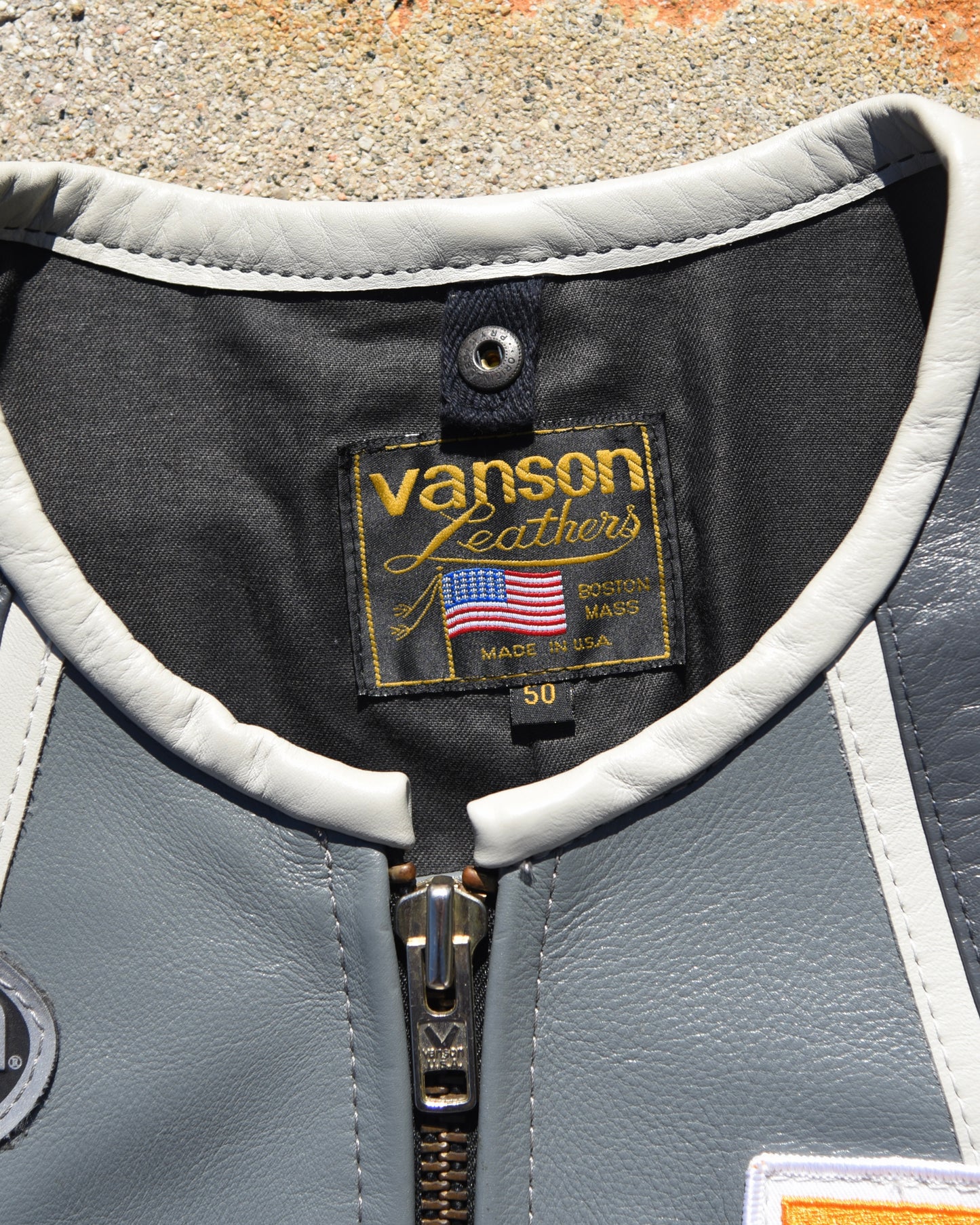 1990s Vanson Leathers One Star Motorcycle Jacket