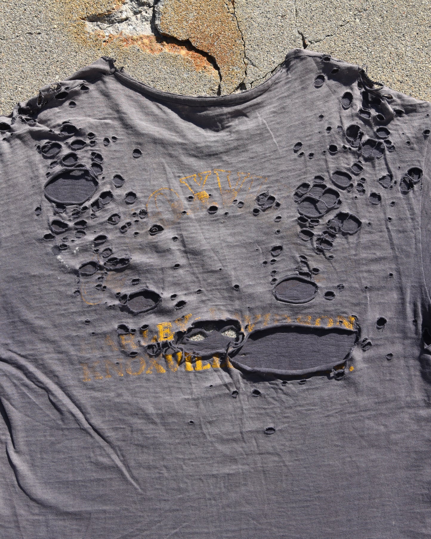 1980s Thrashed Harley Davidson Tshirt