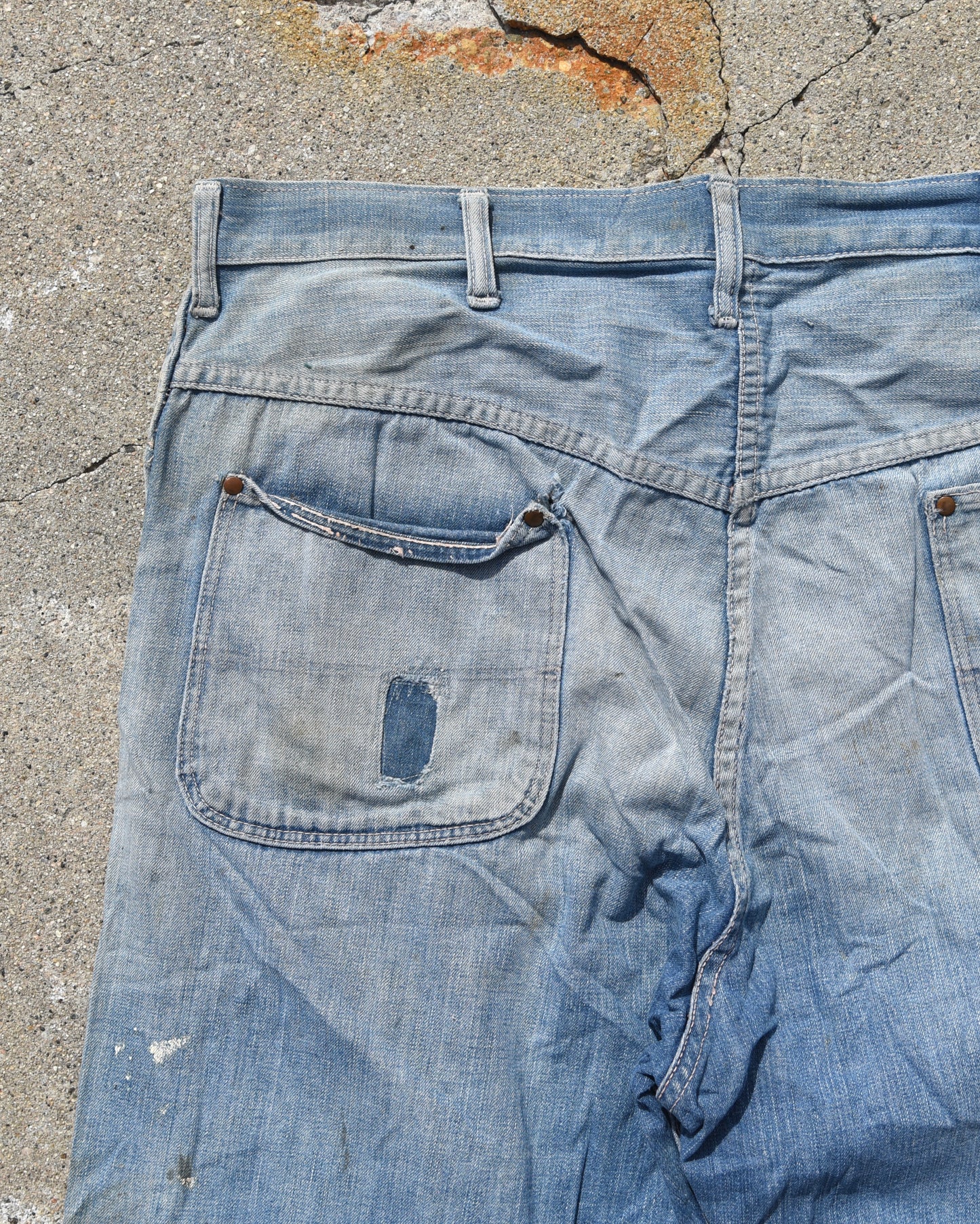 1950s Thrashed Carpenter Denim Jeans