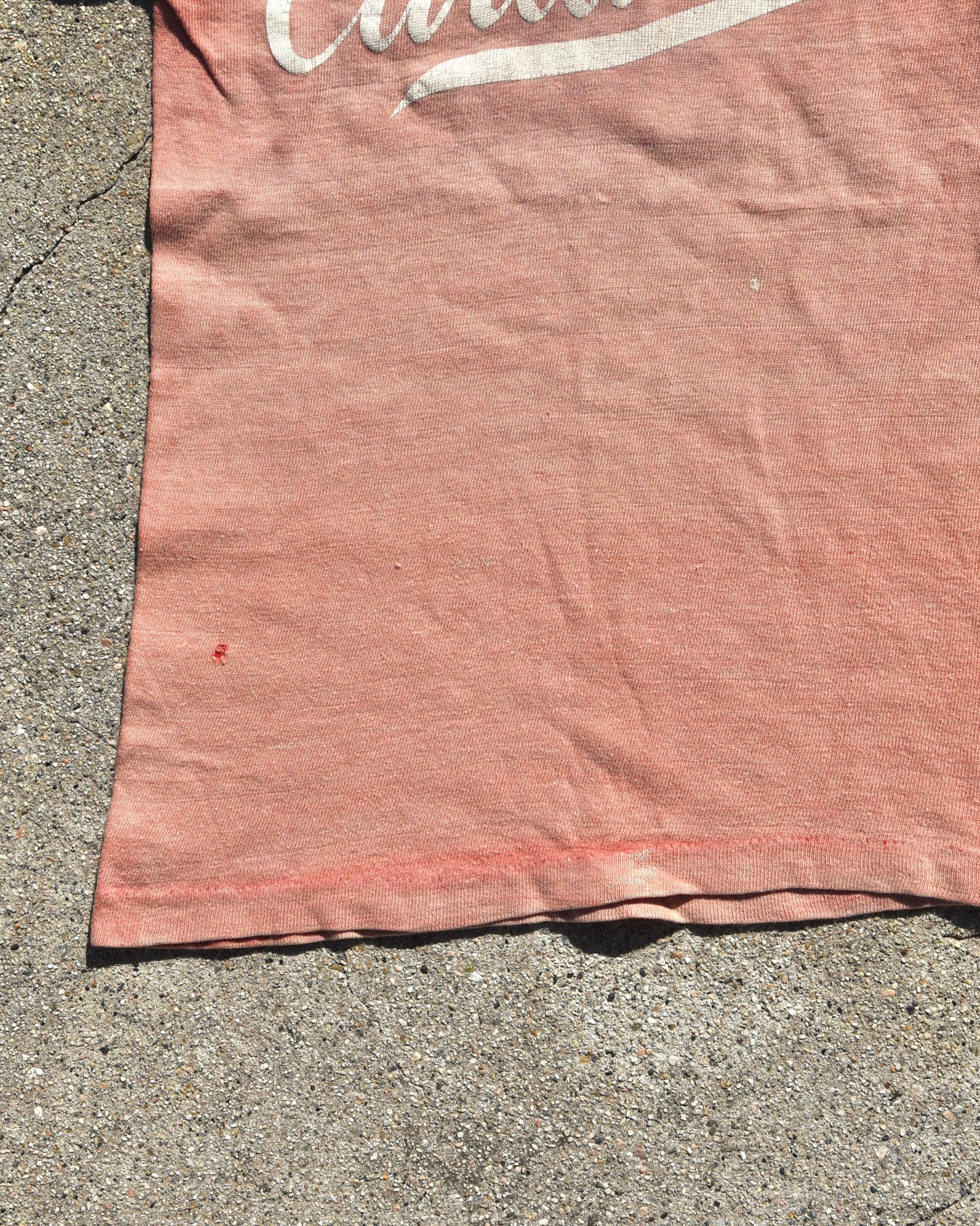 1950s Sun Faded Cardinals #7 Femme Tshirt