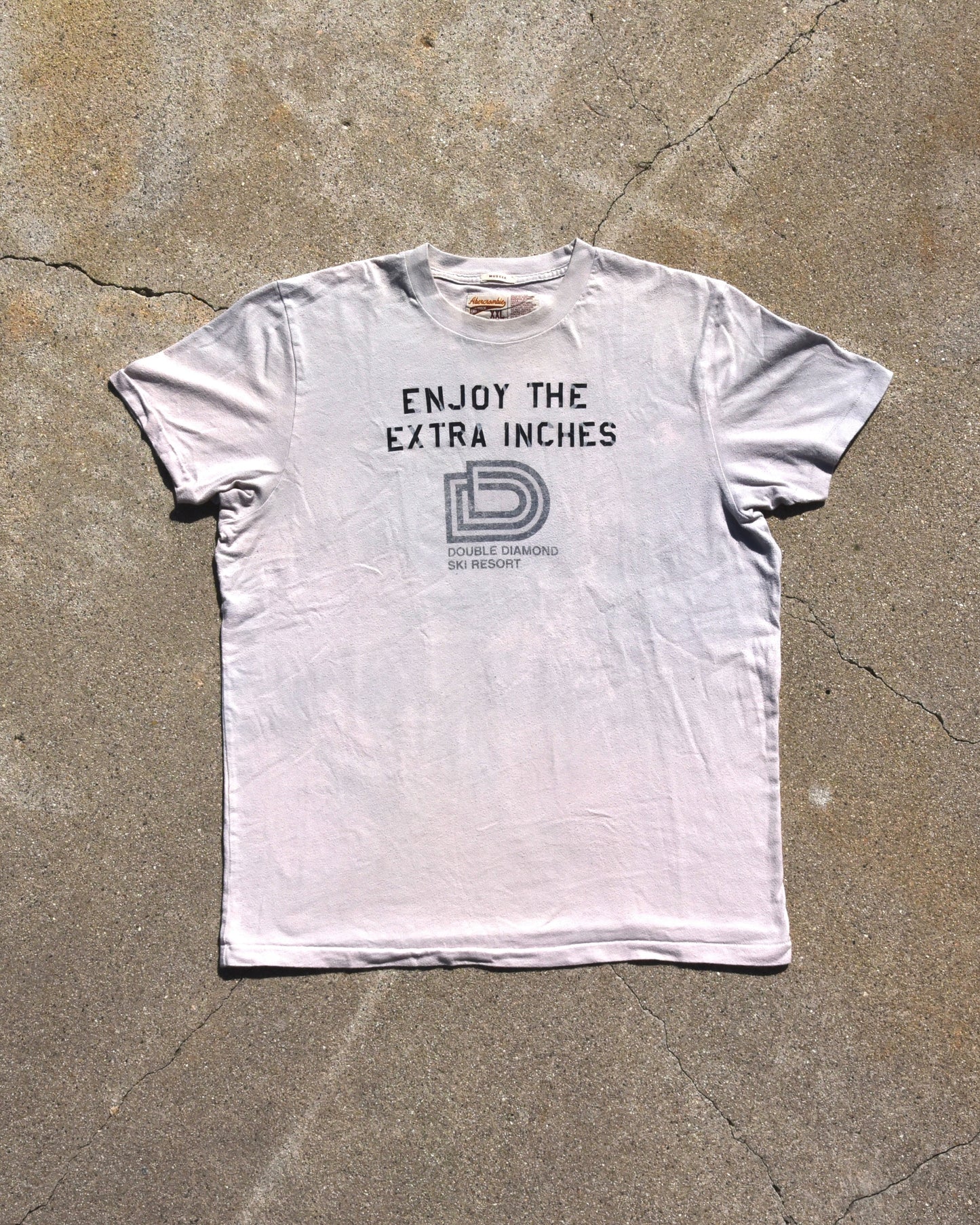 Y2K Abercrombie Enjoy The Extra Inches Tshirt