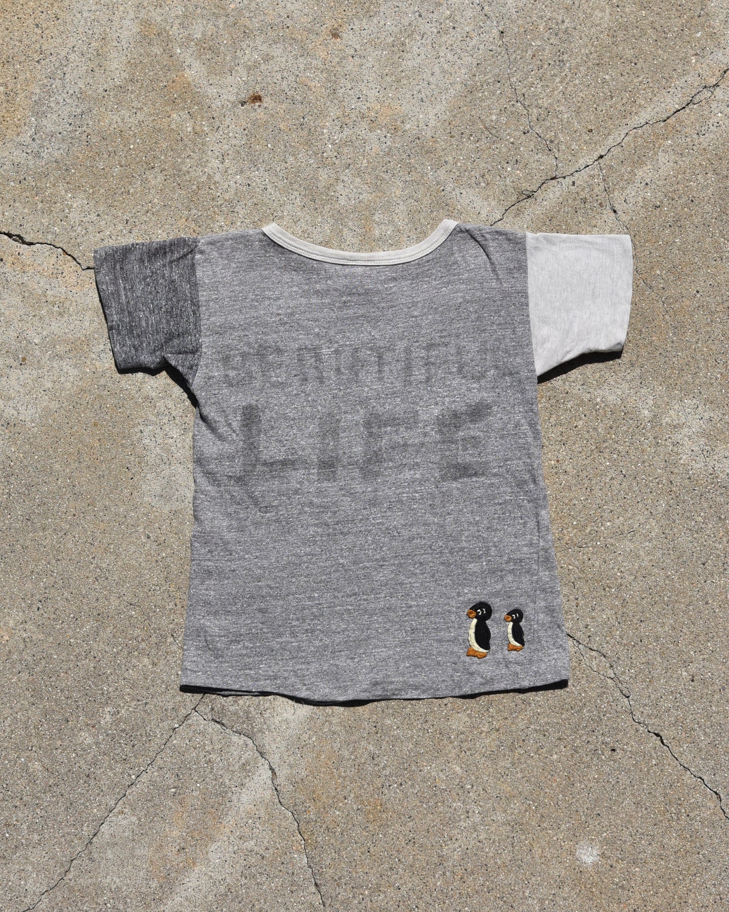 Denim Dungaree 1st Penguin Tshirt