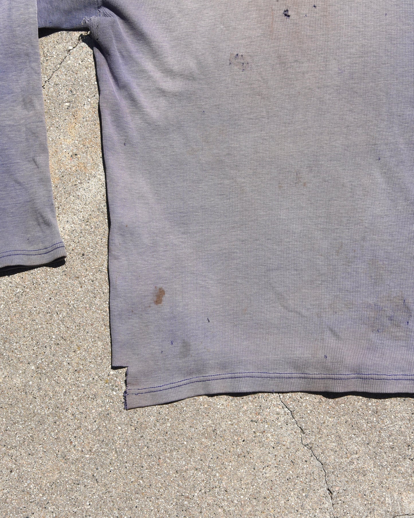 1940s Thrashed and Sun Faded Long Sleeve Tshirt