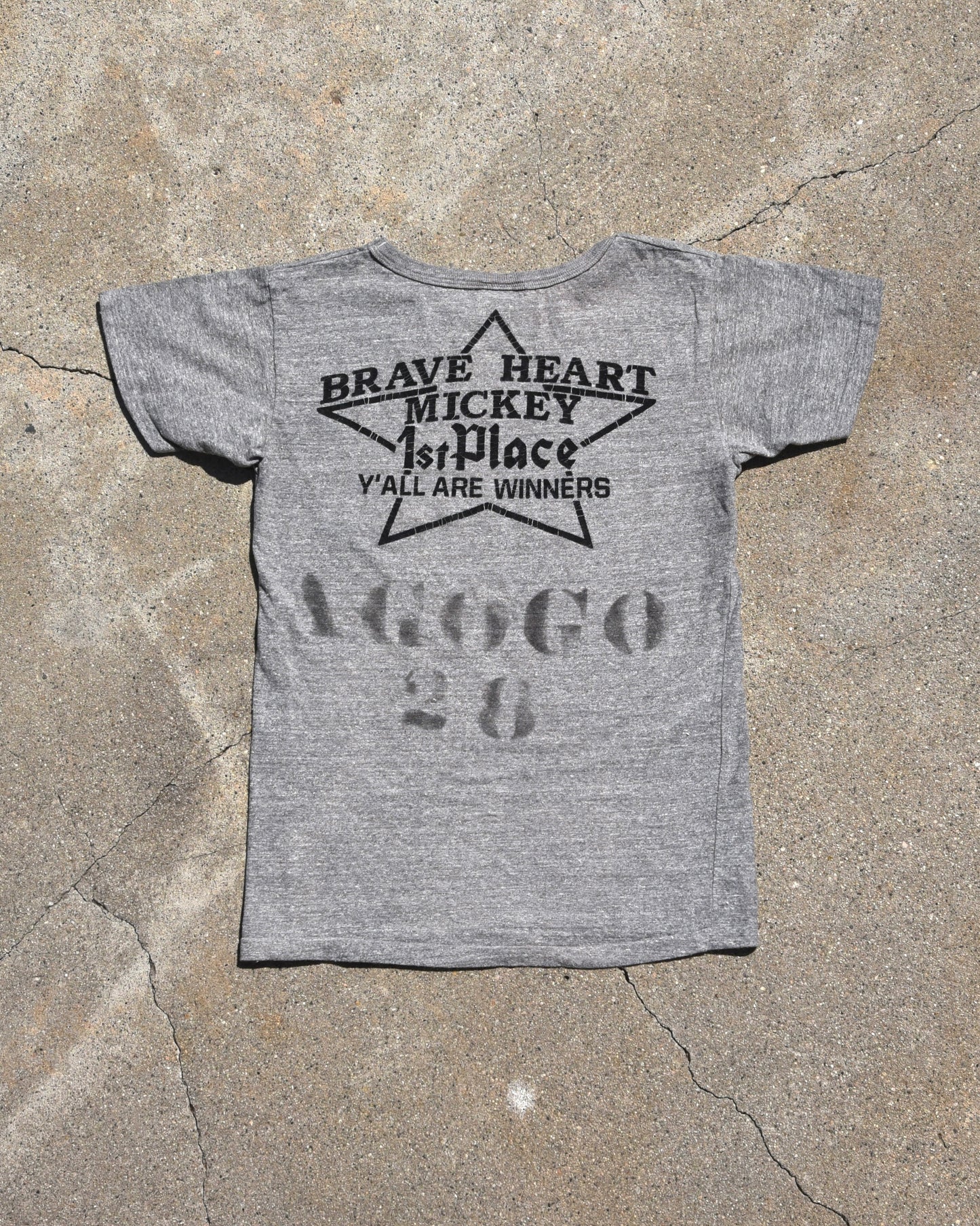 Denim Dungaree Go Mickey Tshirt