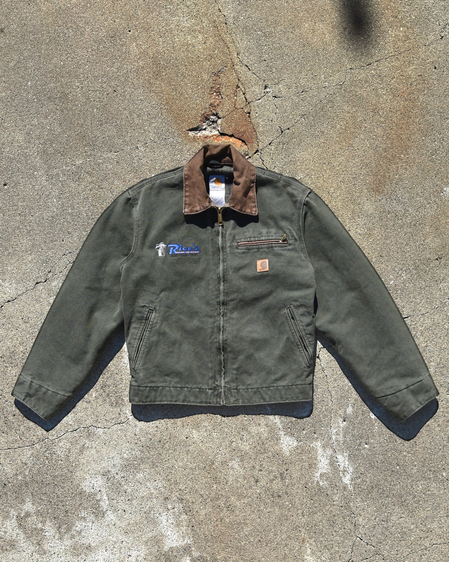 Carhartt J97 MOS Moss Green Detroit Jacket - Small
